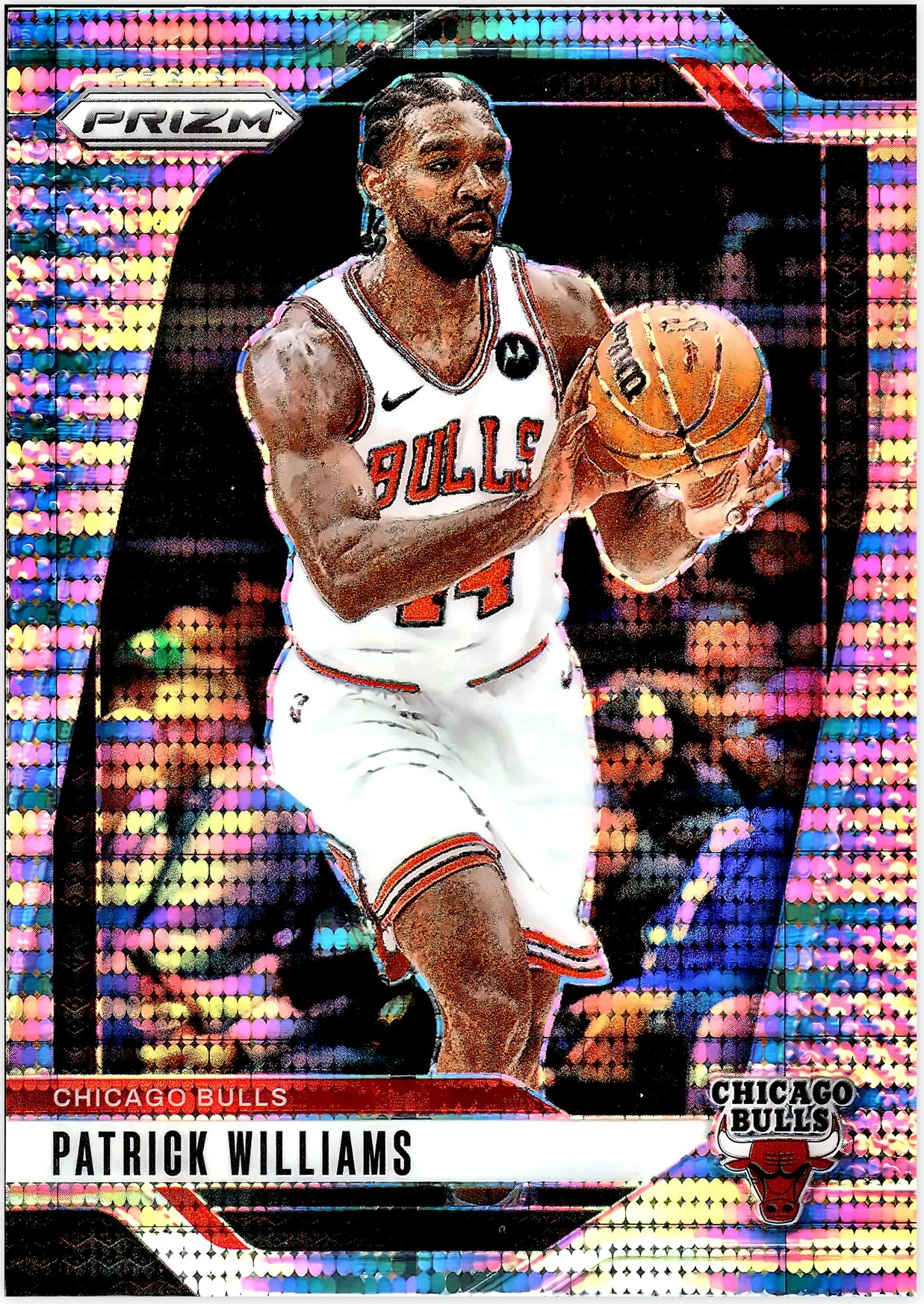 Patrick Williams 2024-25 Panini Prizm #68 Prizms Pulsar basketball card - Front