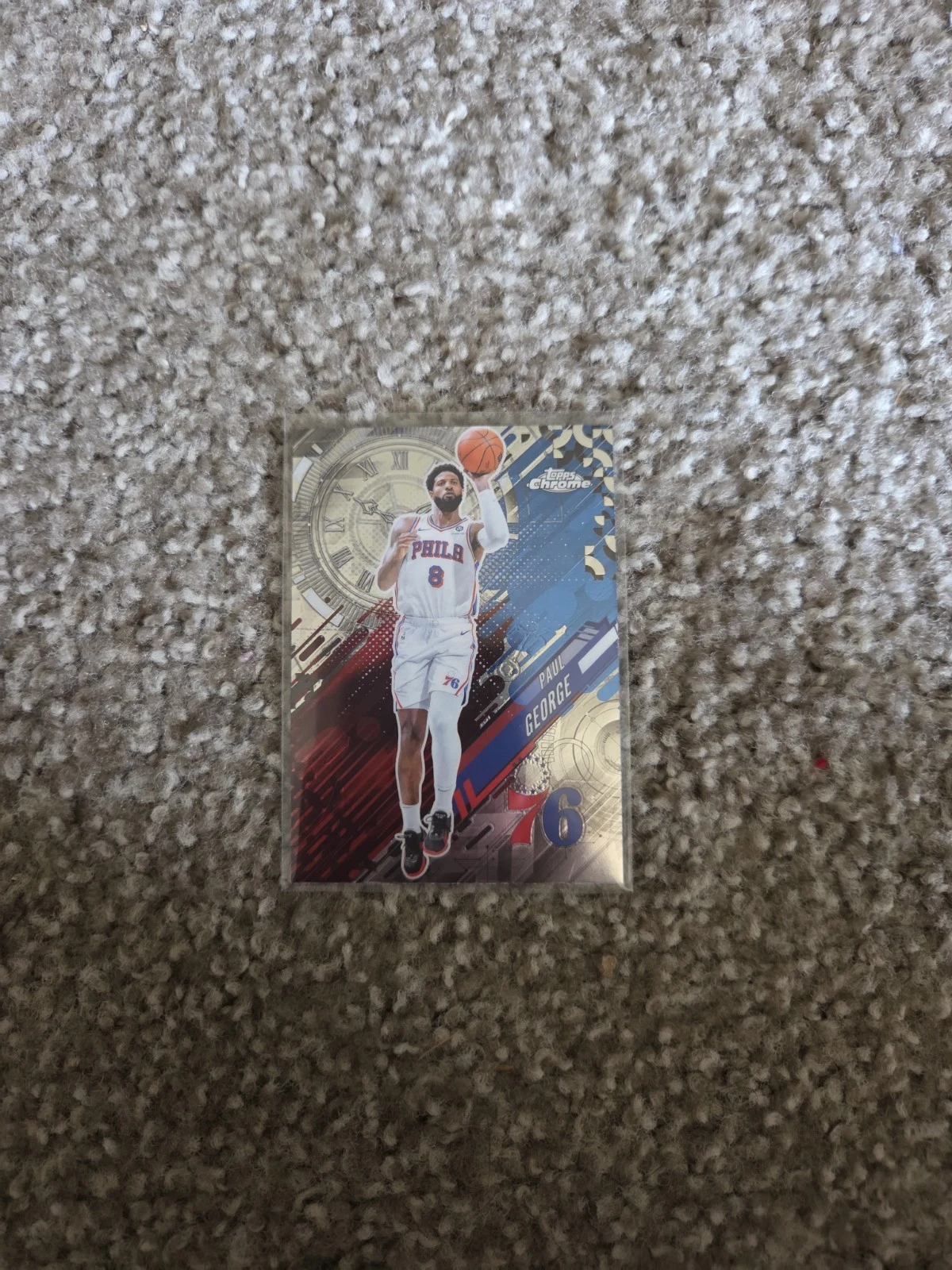 Paul George 2025-26 Topps Chrome card