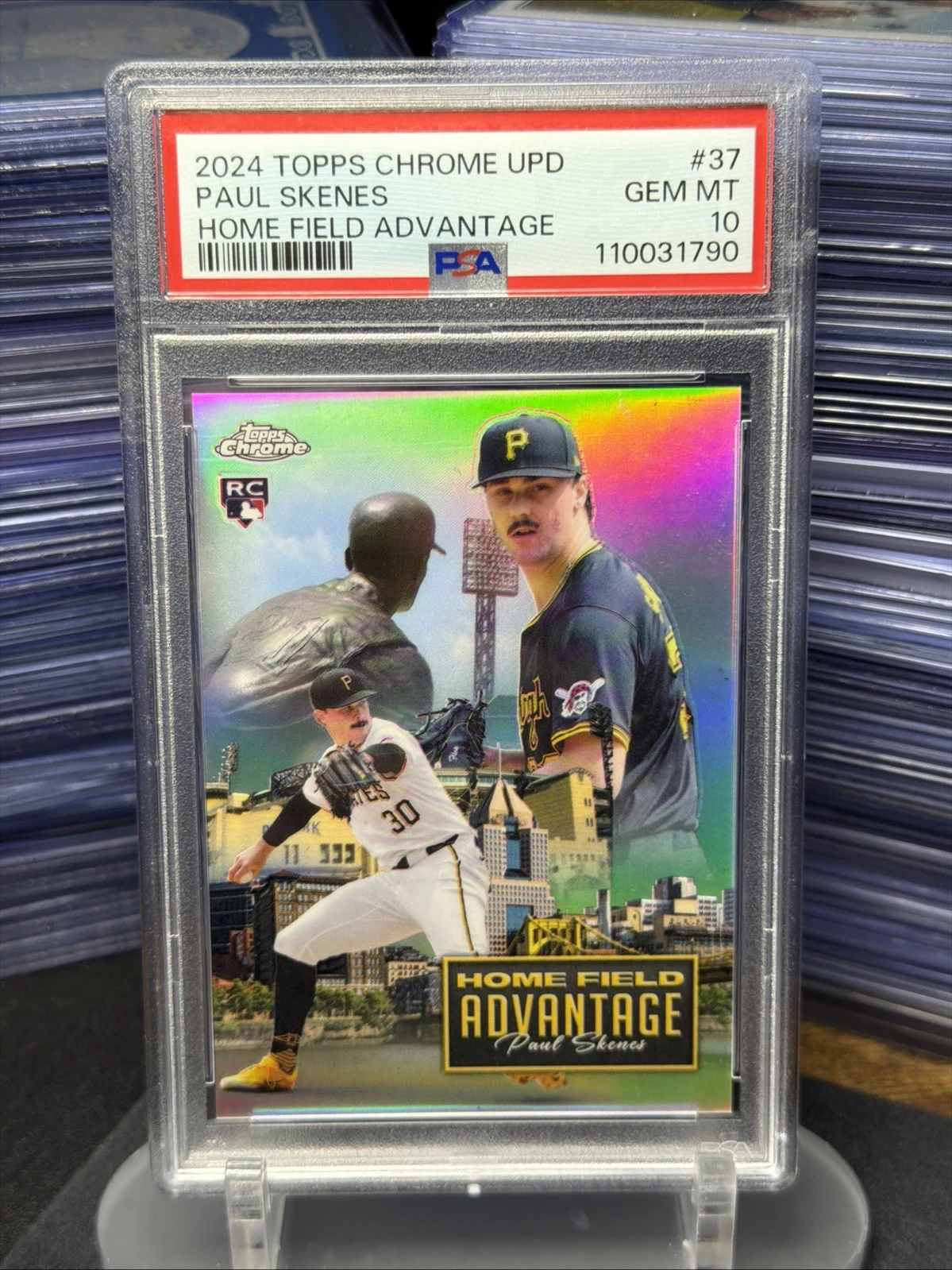 Paul Skenes #HFAC-37 2024 Topps Chrome Update Baseball Home Field Advantage front