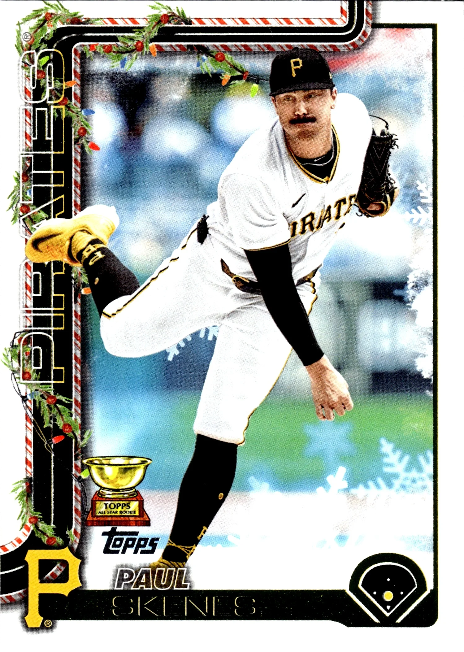 Paul Skenes 2025 Topps Holiday #H70 baseball card - Front