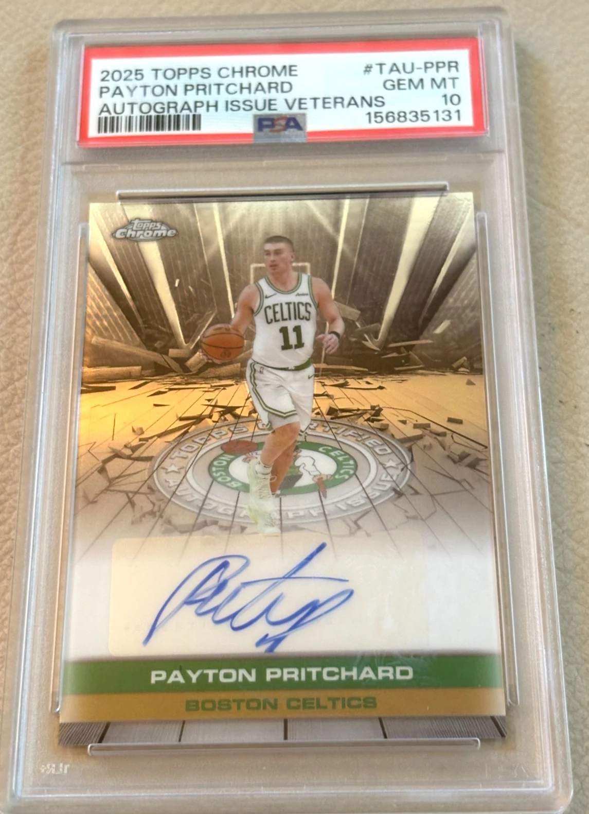 Payton Pritchard 2025 Topps Chrome Basketball card