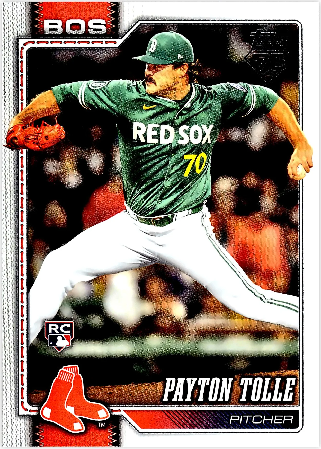 Payton Tolle 2026 Topps #15 baseball rookie card - Front