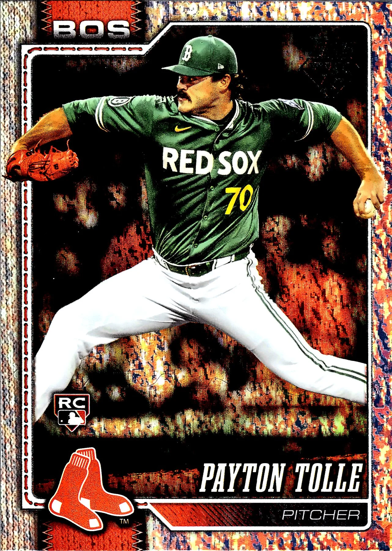 Payton Tolle 2026 Topps #15 Sandglitter baseball card - Front