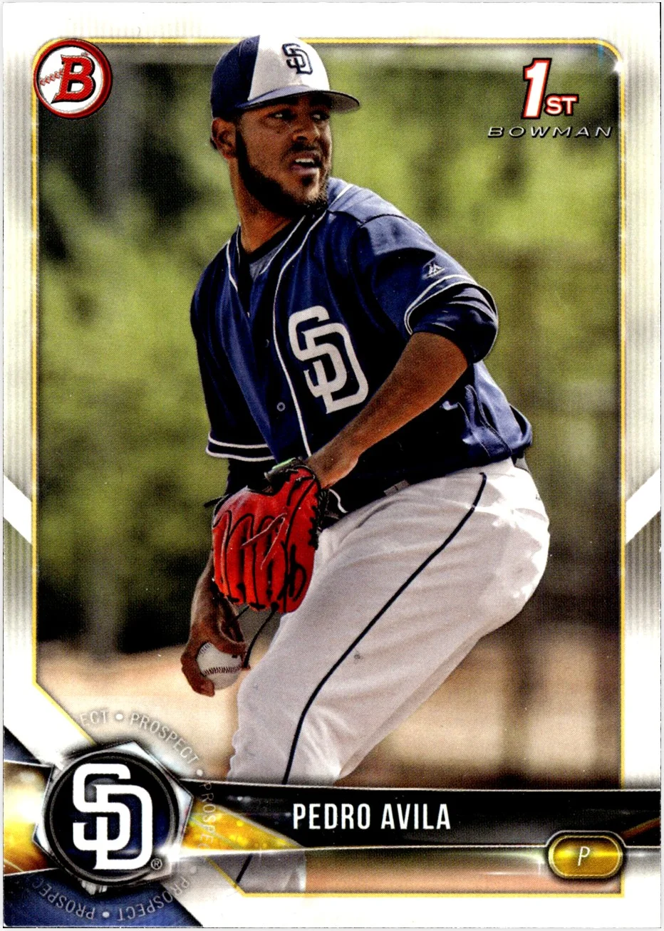 Pedro Avila 2018 Bowman #BP40 Prospects baseball card - Front