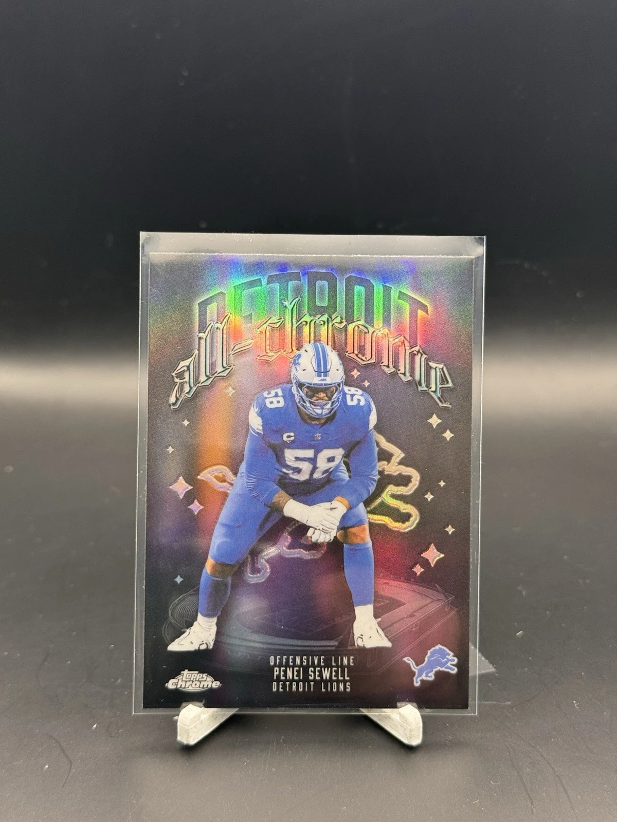 Penei Sewell 2025 Topps Chrome Football card