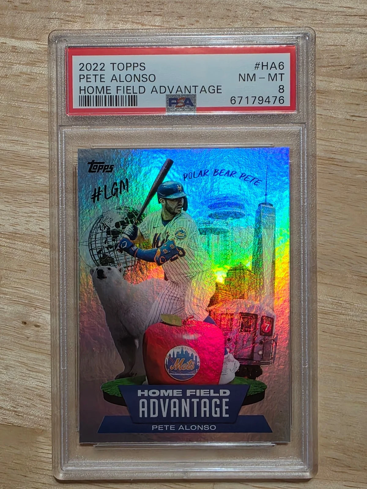 Pete Alonso #HA-6 2022 Topps Baseball Home Field Advantage front
