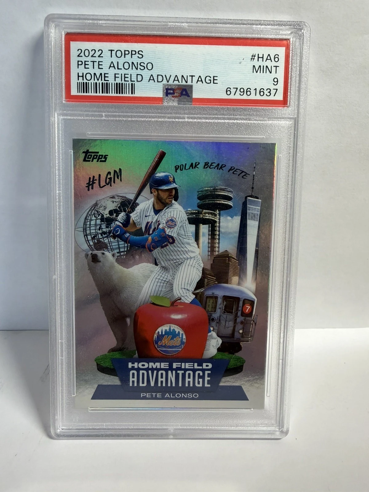 Pete Alonso #HA-6 2022 Topps Baseball Home Field Advantage front