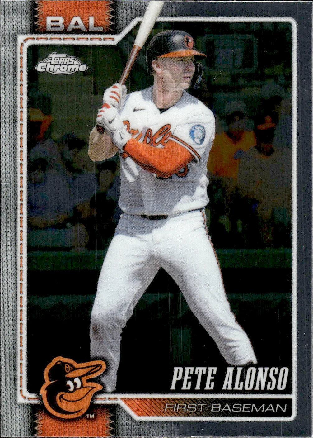 Pete Alonso #55 2026 Topps Chrome Baseball baseball card - Front
