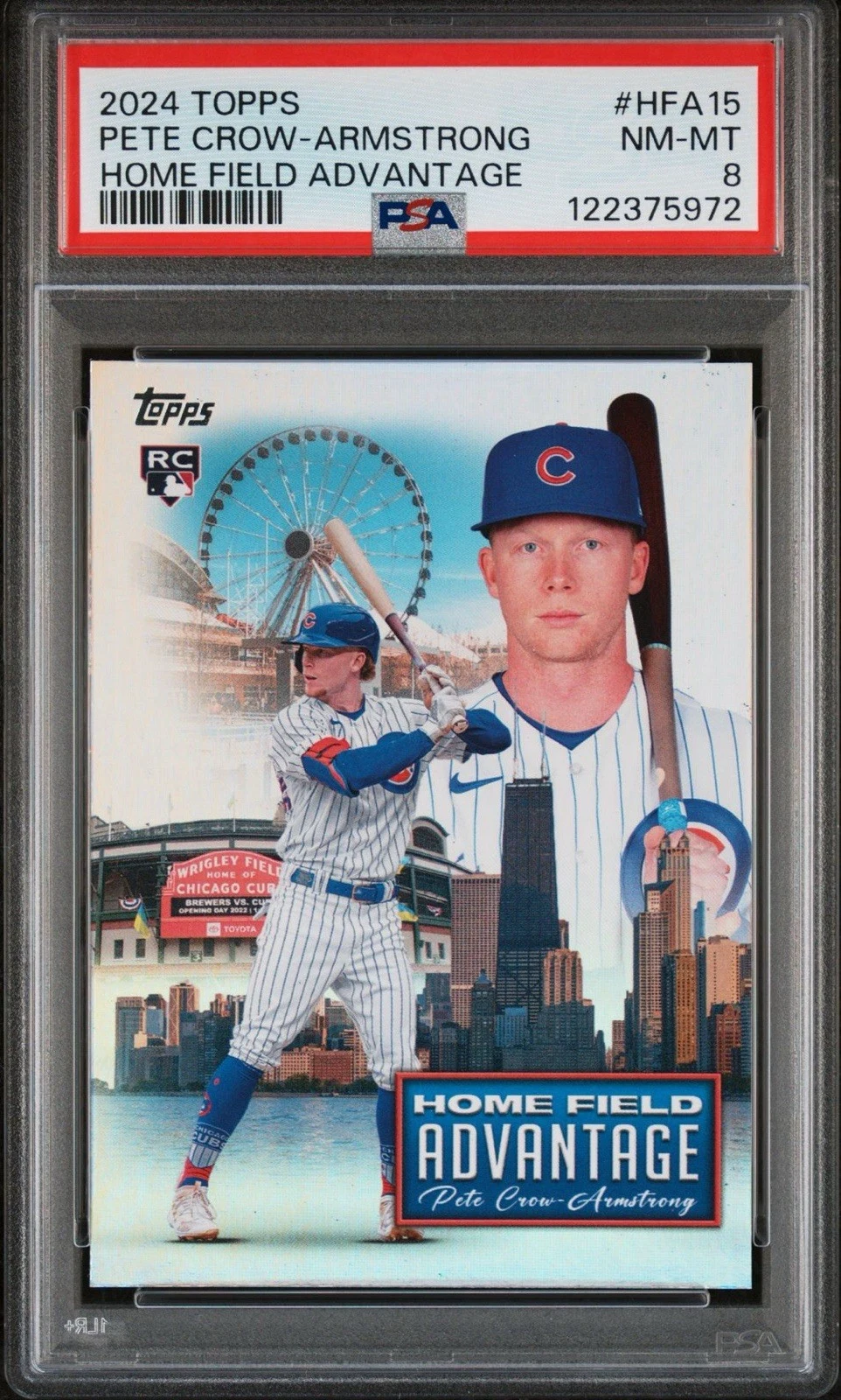 Pete Crow-Armstrong #HFA-15 2024 Topps Baseball Home Field Advantage front