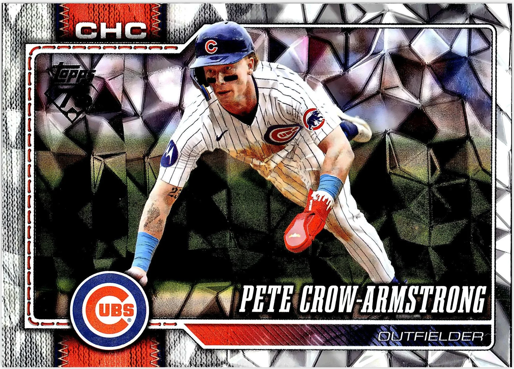 Pete Crow-Armstrong 2026 Topps #196 Diamante Foil baseball card - Front