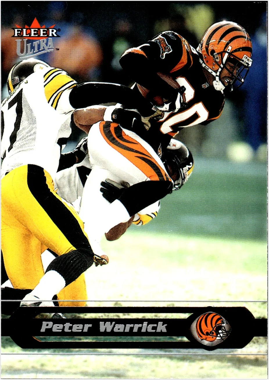 Peter Warrick 2002 Ultra #179 football card - Front