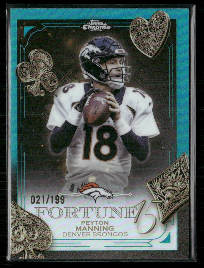 Peyton Manning 2025 Topps Chrome Football card