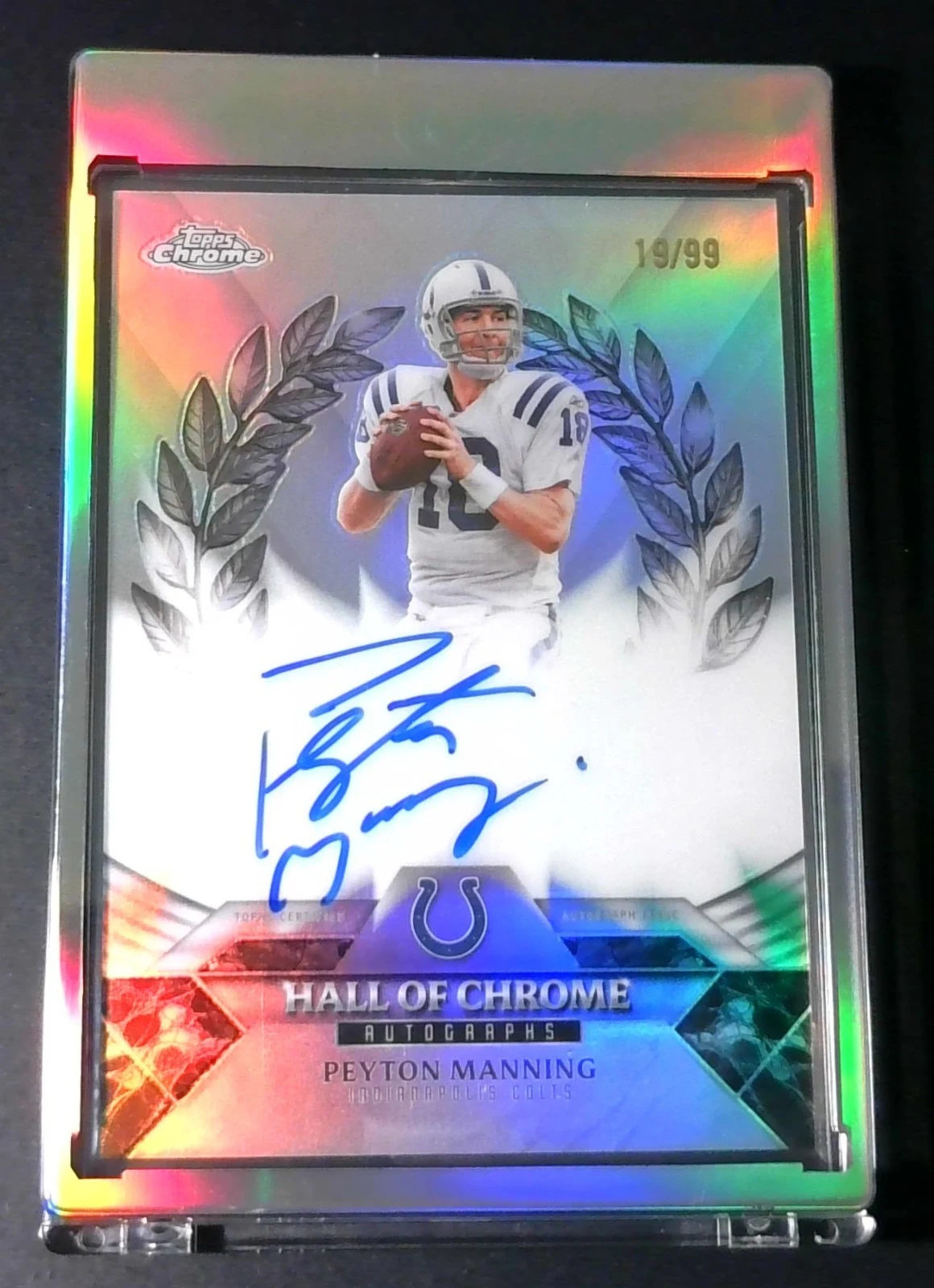 Peyton Manning 2025 Topps Chrome Football card