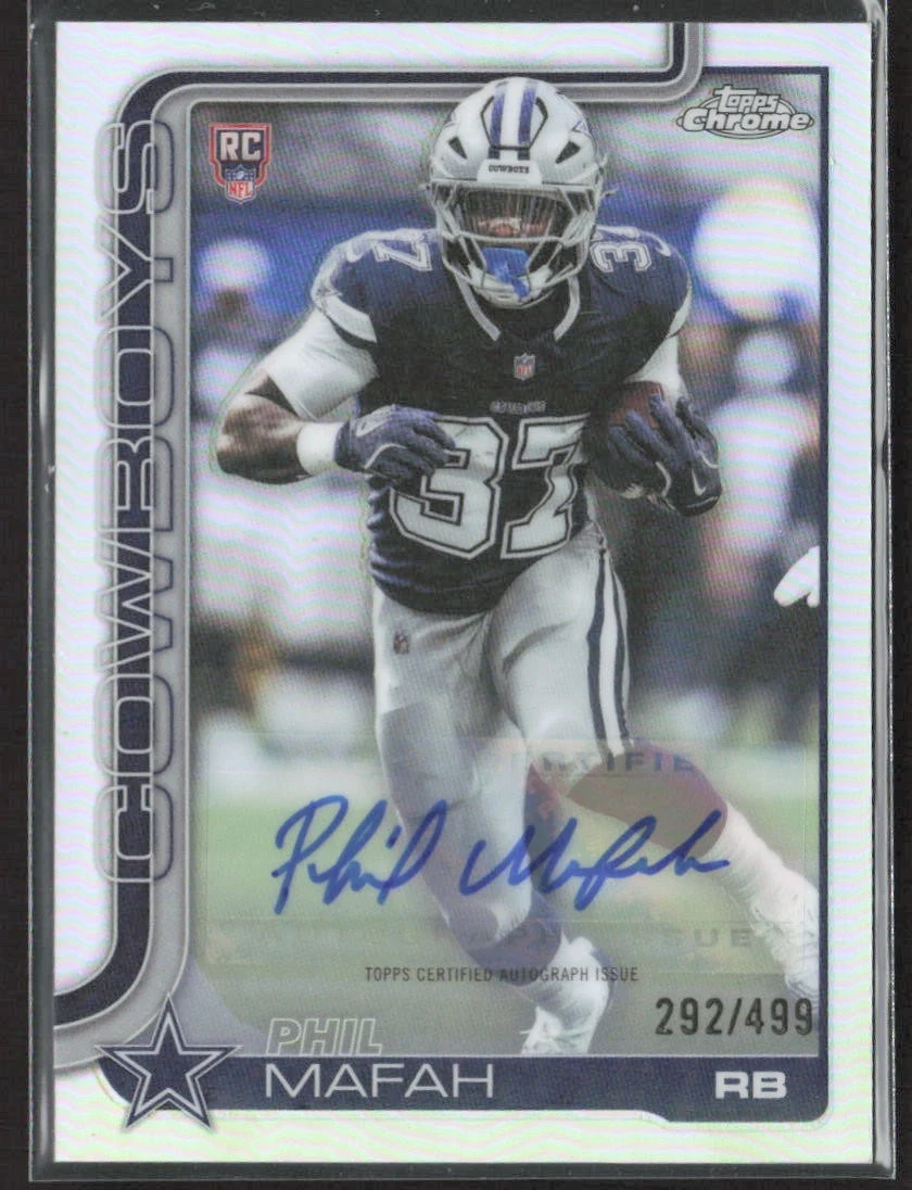 Phil Mafah 2025 Topps Chrome Football card