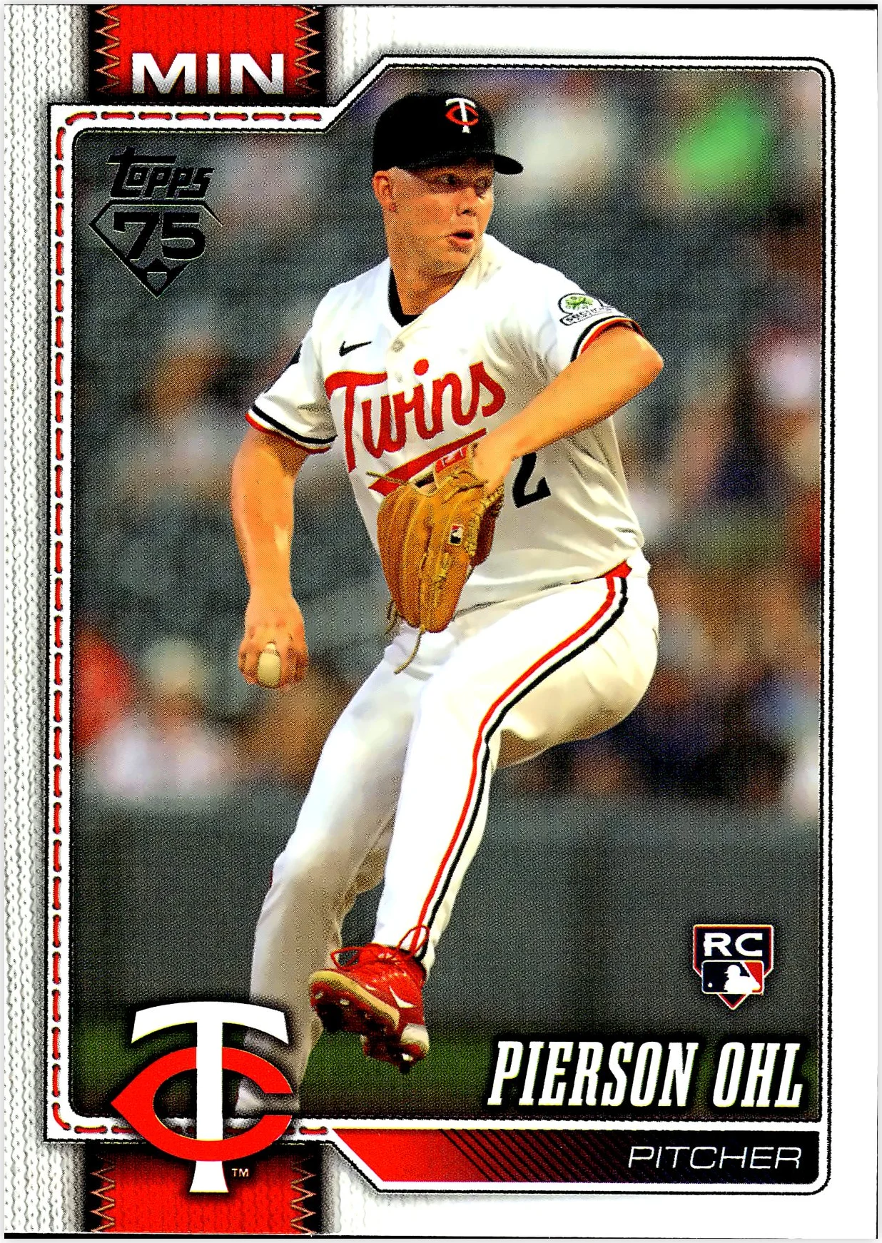 Pierson Ohl 2026 Topps #321 baseball rookie card - Front
