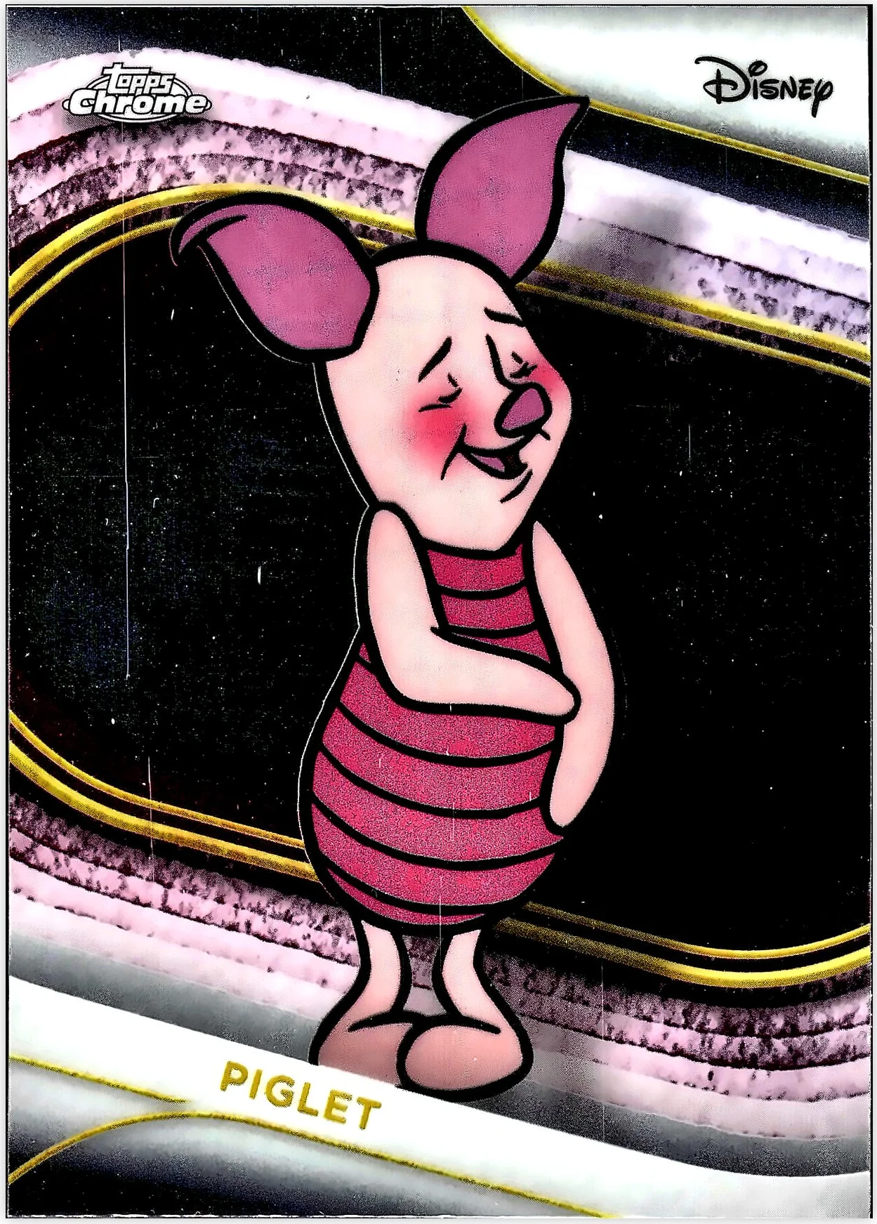 Piglet 2025 Topps Chrome Disney #144 trading card - Front