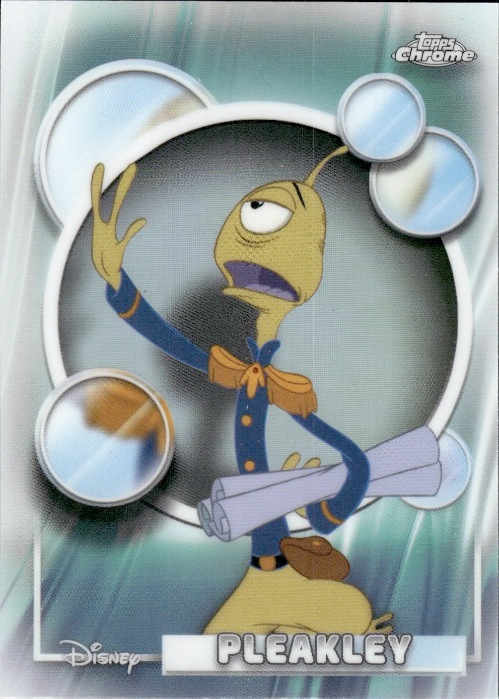 Pleakley #154 Refractor 2026 Topps Chrome Disney trading card - Front