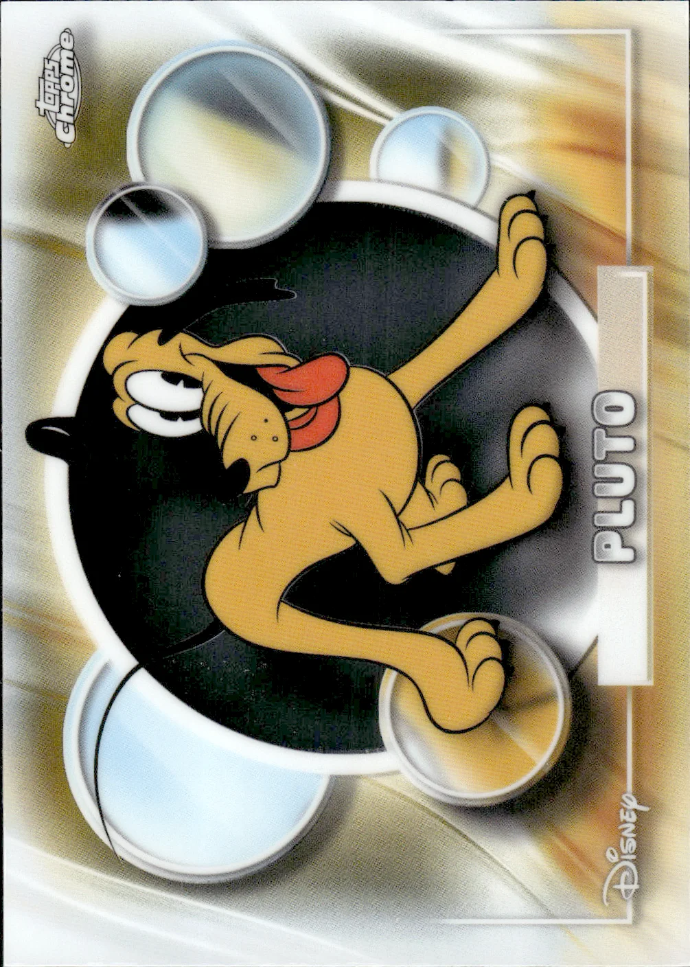 Pluto #53 2026 Topps Chrome Disney trading card - Front