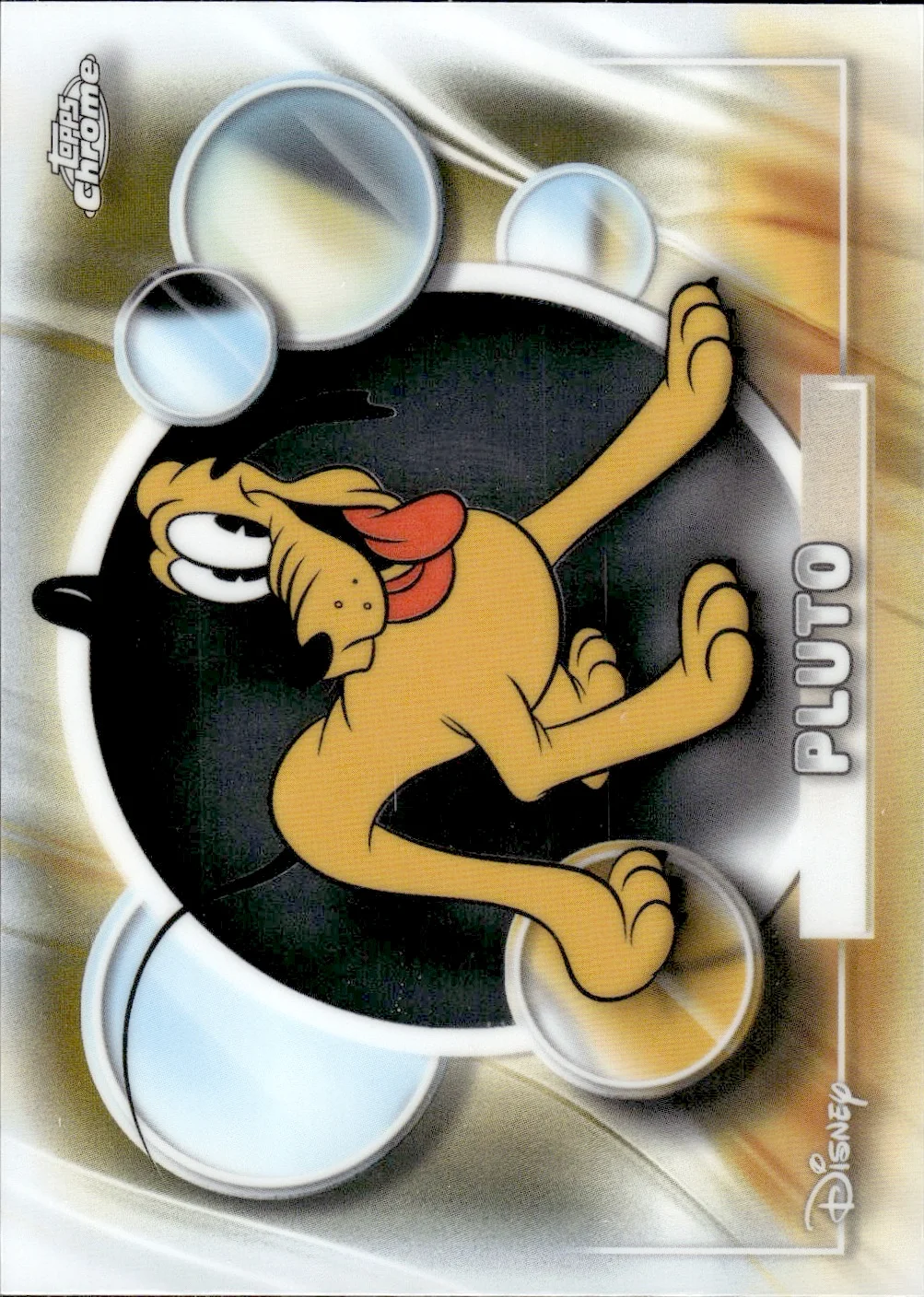 Pluto #53 Refractor 2026 Topps Chrome Disney trading card - Front