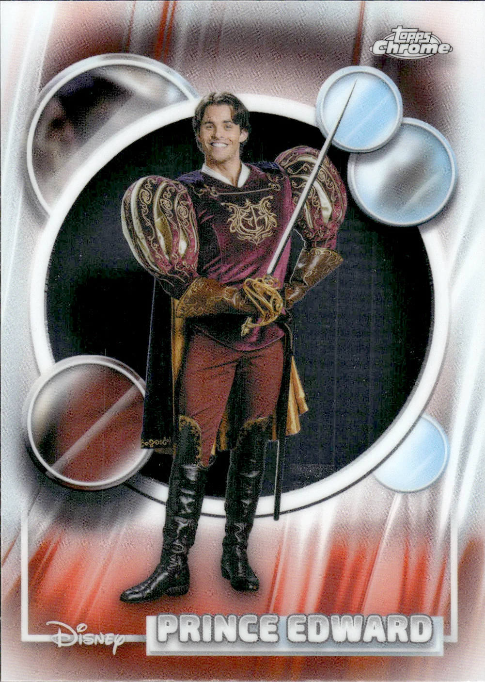 Prince Edward #159 2026 Topps Chrome Disney trading card - Front