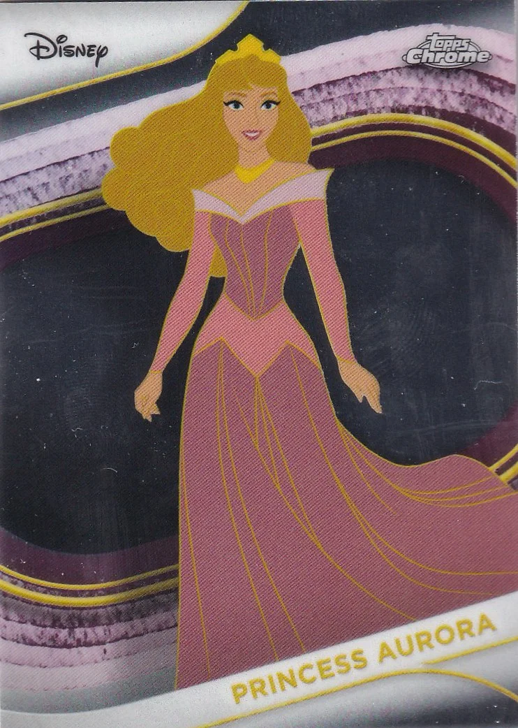 Princess Aurora 2025 Topps Chrome Disney #120 Base Card trading card - Front