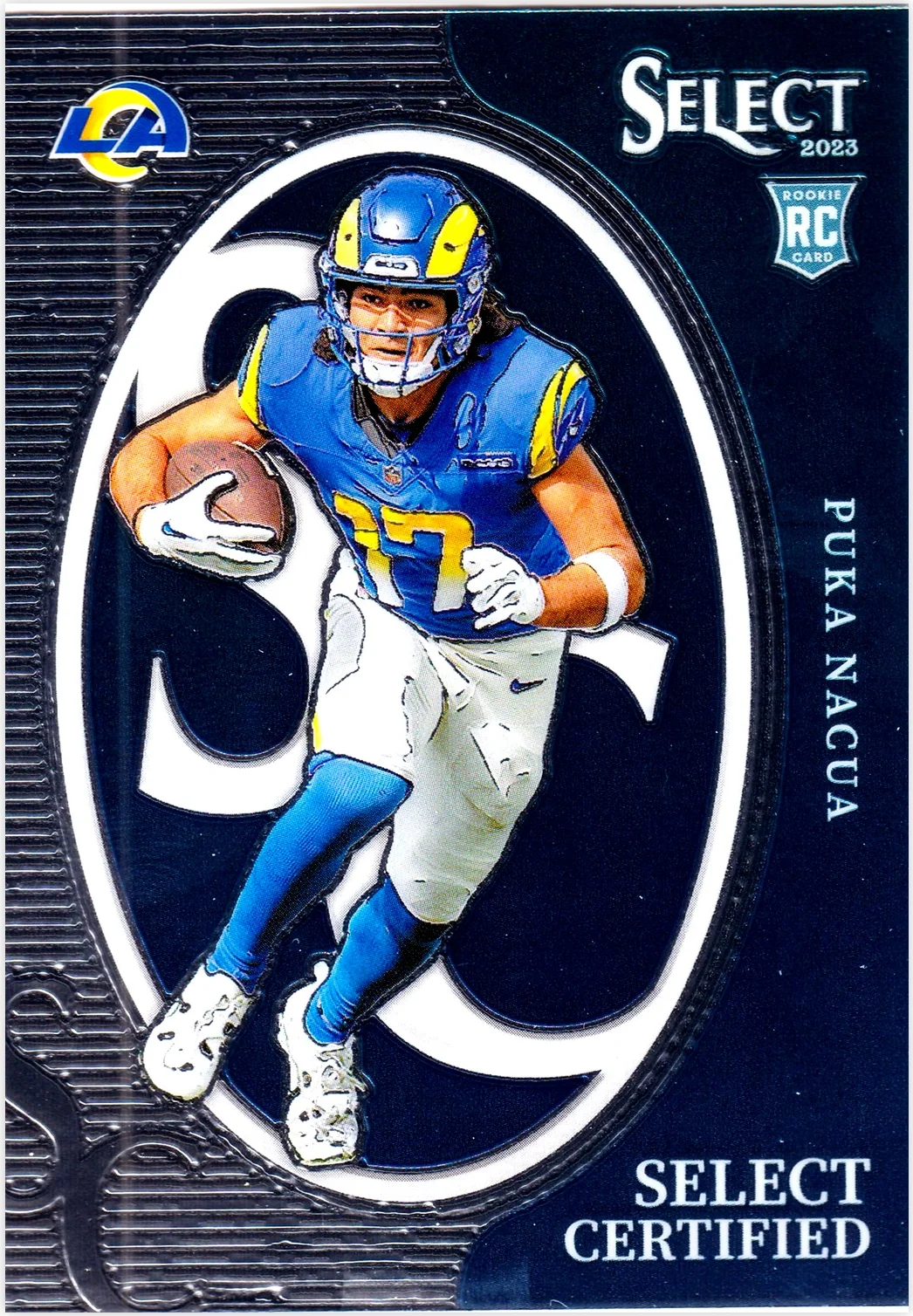Puka Nacua 2023 Panini Select #CRO-PNA Select Certified Rookies football card - Front
