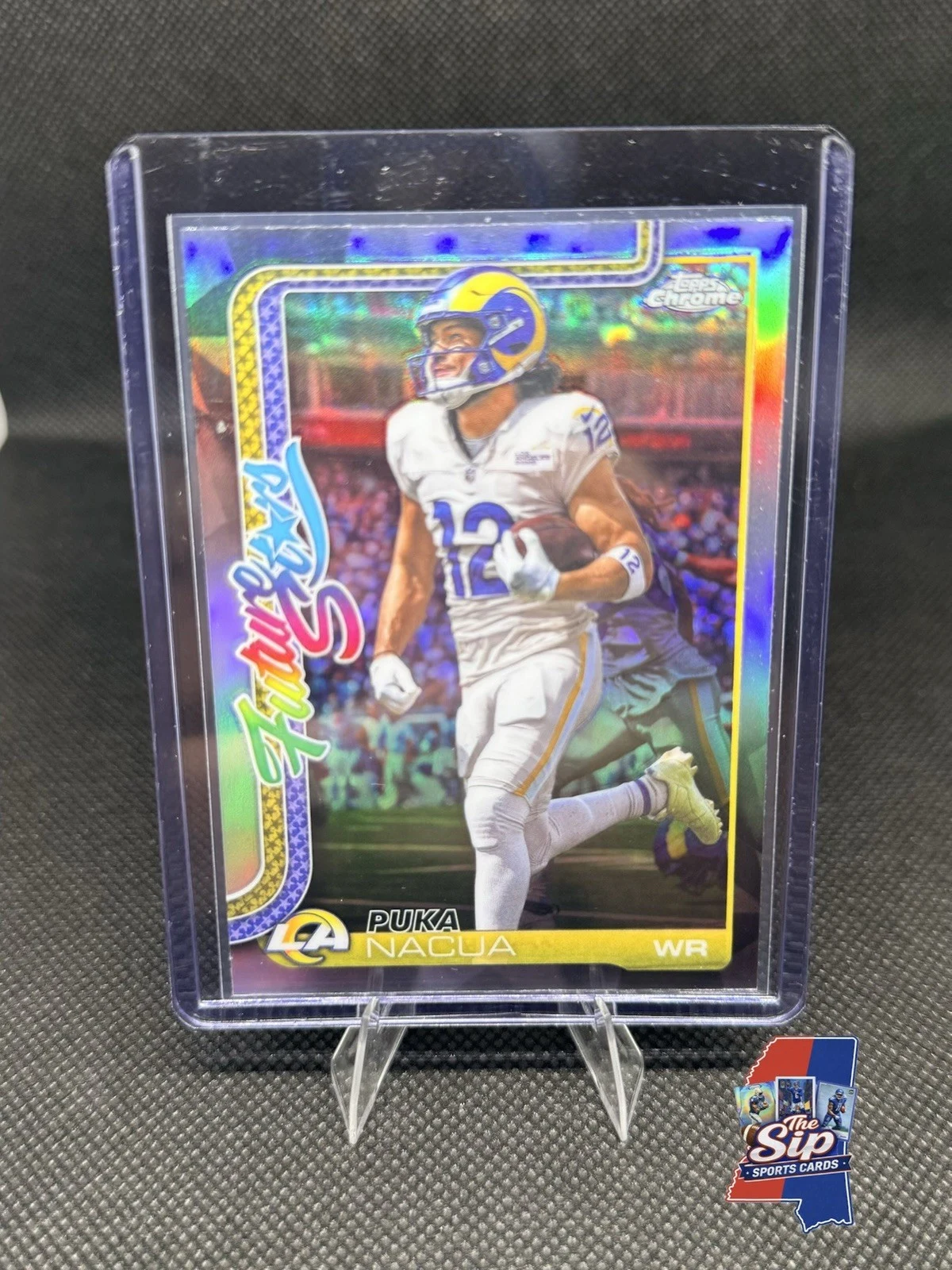 Puka Nacua 2025 Topps Chrome Football card