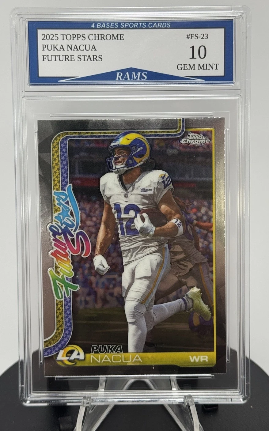 Puka Nacua 2025 Topps Chrome Football card