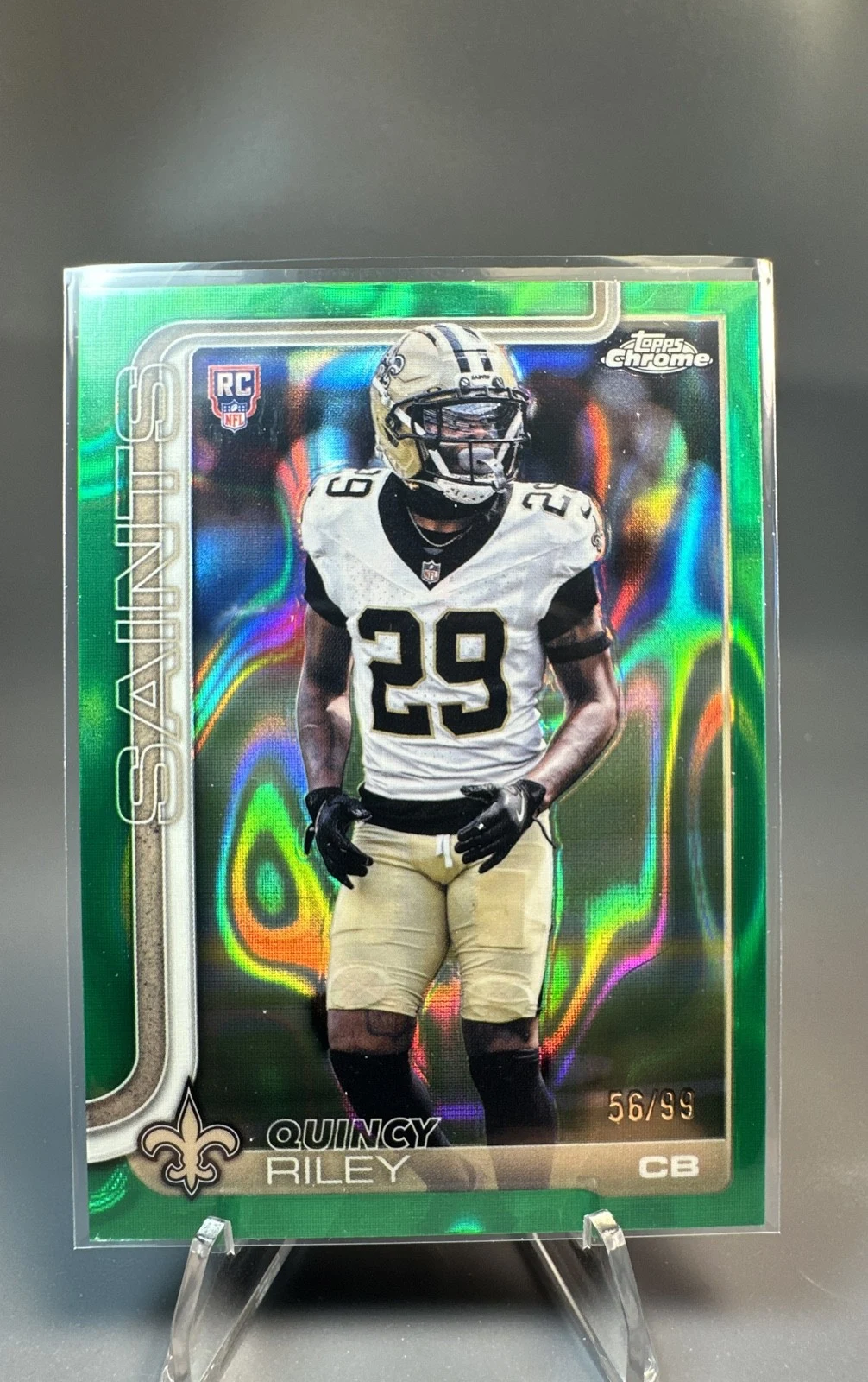 Quincy Riley 2025 Topps Chrome Football card