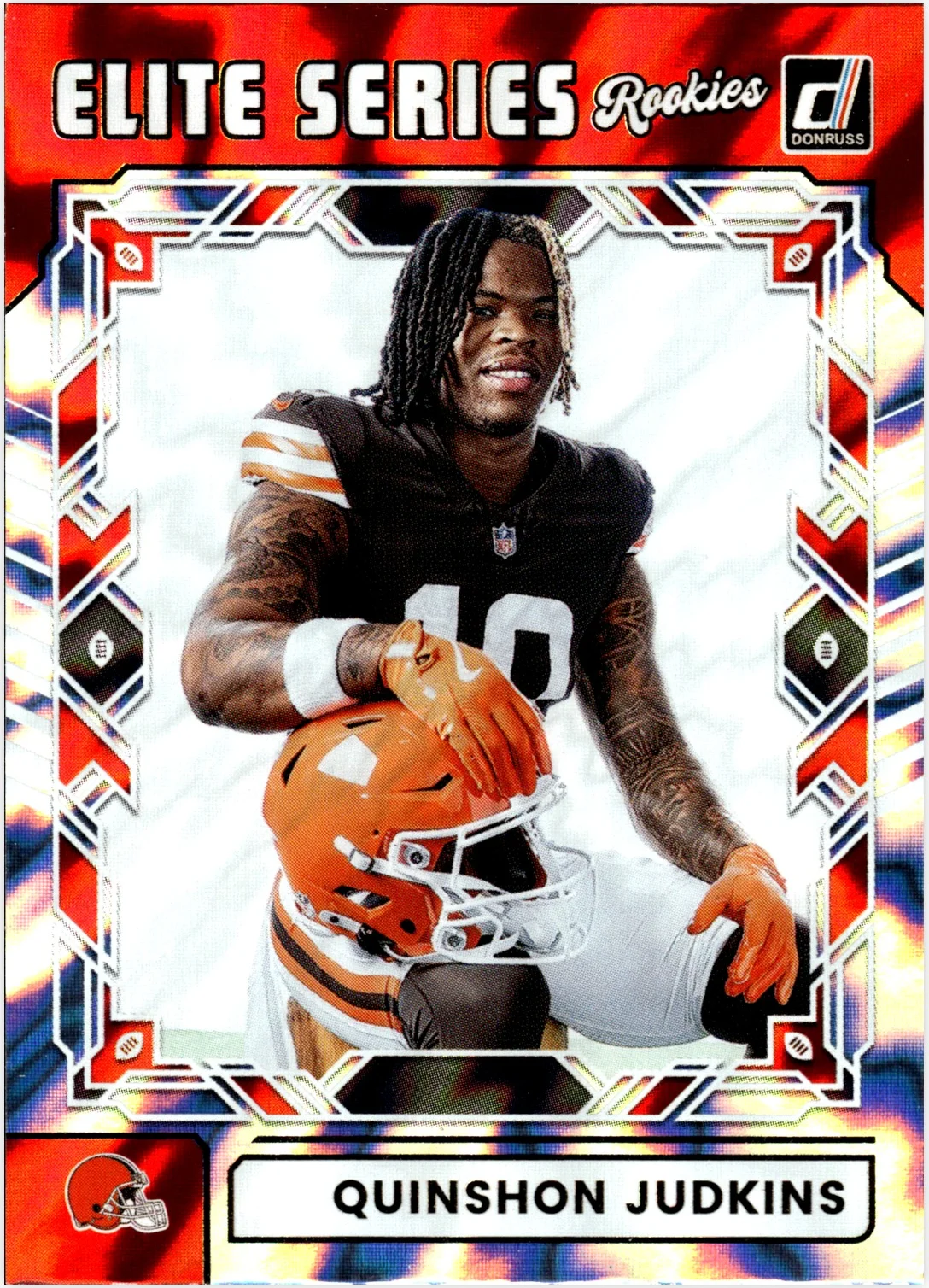 Quinshon Judkins 2025 Donruss #ESR-QJS Elite Series Rookies football card - Front