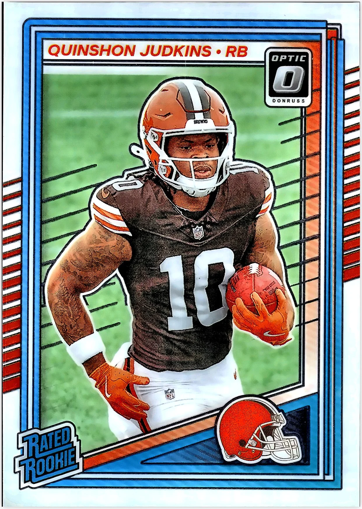 Quinshon Judkins 2025 Donruss Optic #252 football rookie card - Front