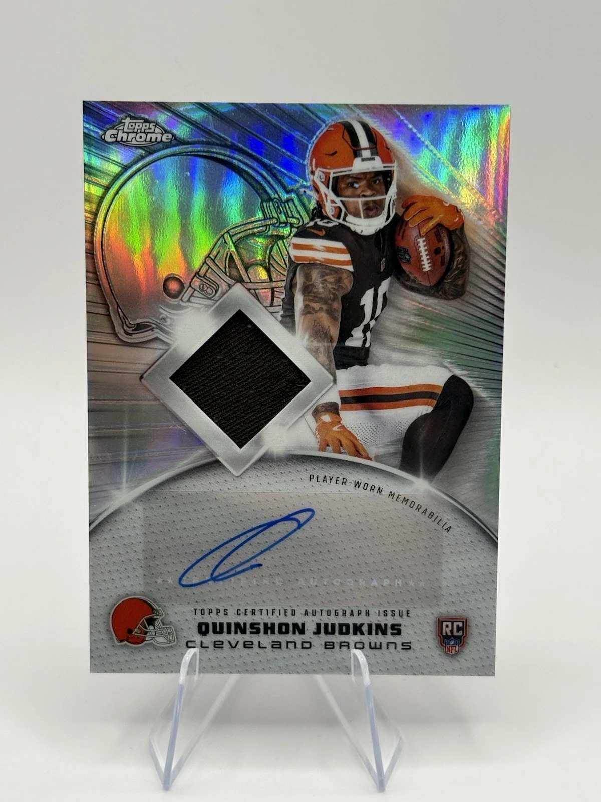 Quinshon Judkins 2025 Topps Chrome Football card