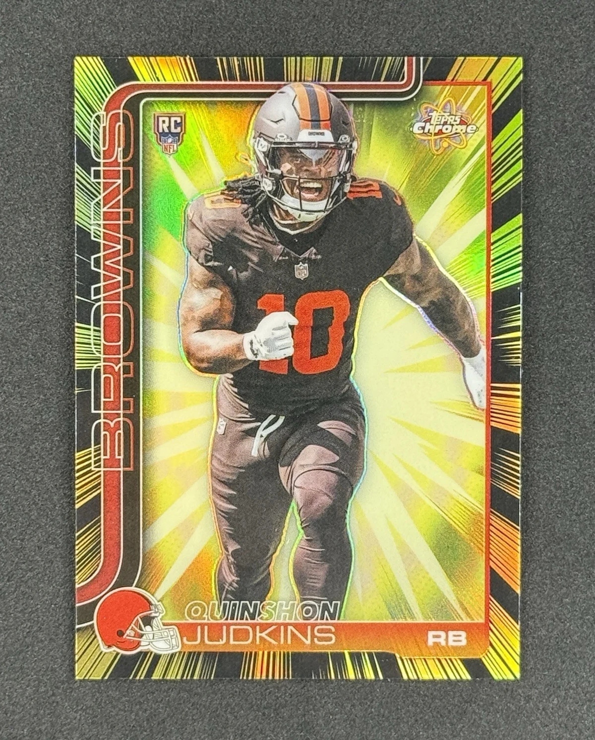 Quinshon Judkins 2025 Topps Chrome Football card