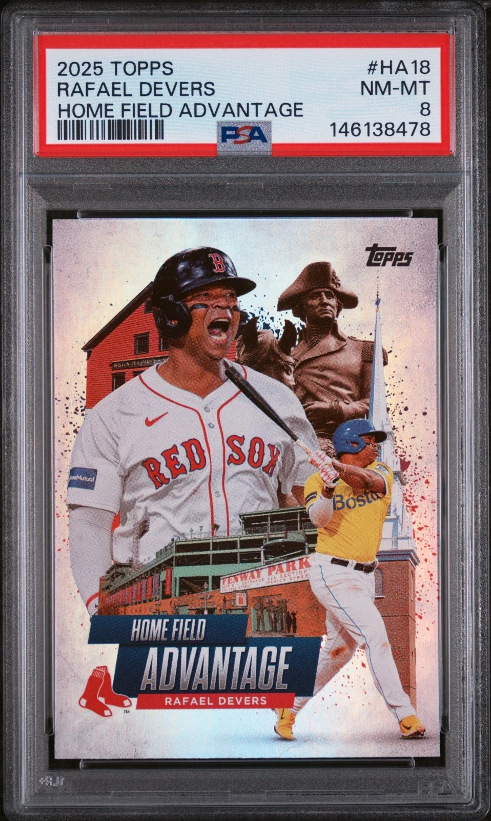 Rafael Devers #HA-18 2025 Topps Baseball Home Field Advantage front