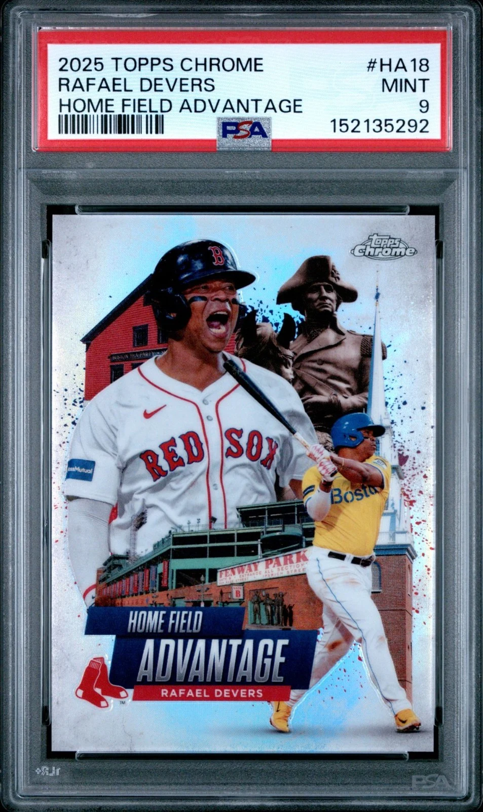 Rafael Devers #HA-18 2025 Topps Series 1 Baseball - Celebration Series Home Field Advantage front
