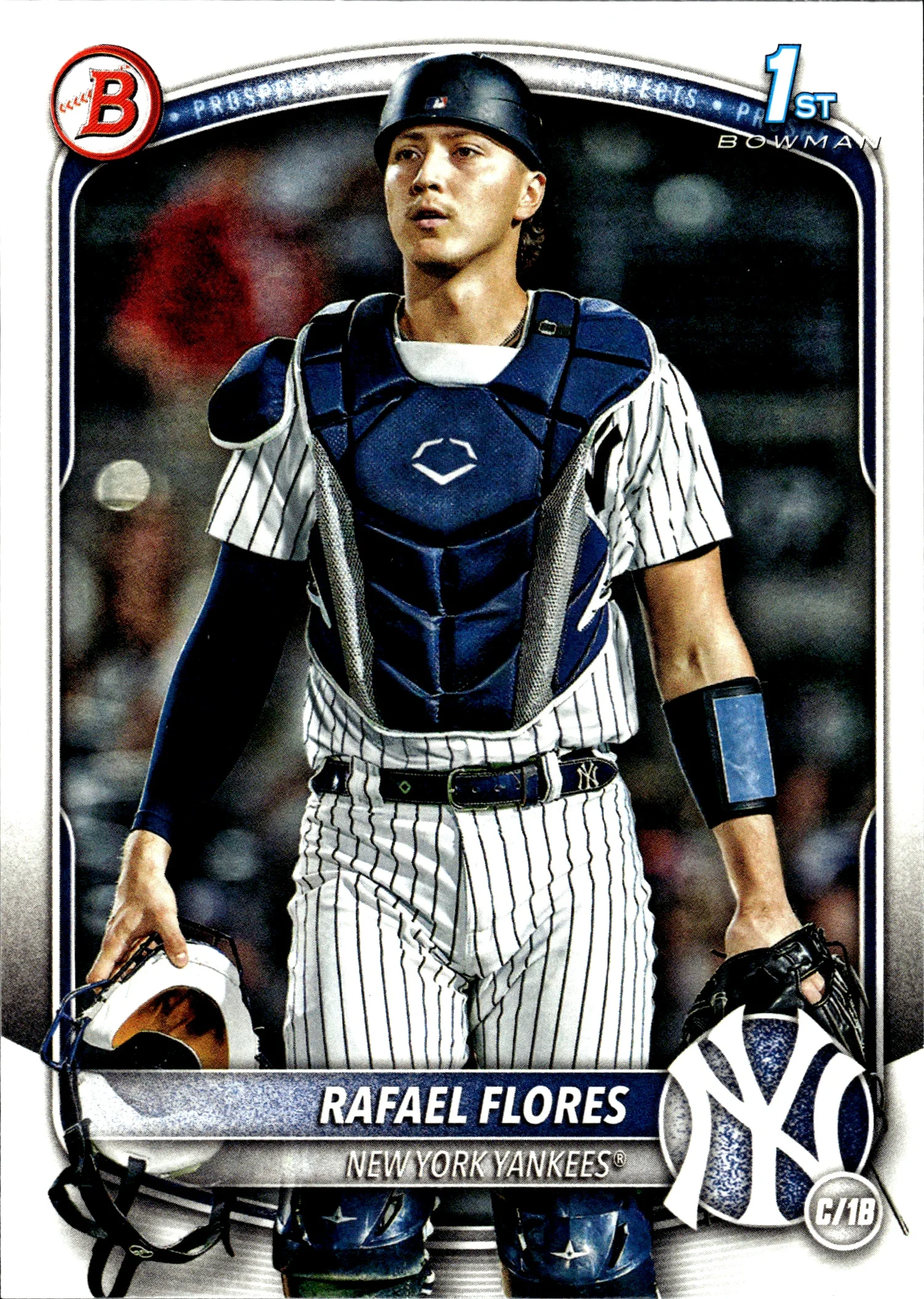 Rafael Flores 2025 Bowman #BCP-34 Chrome Prospects baseball card - Front