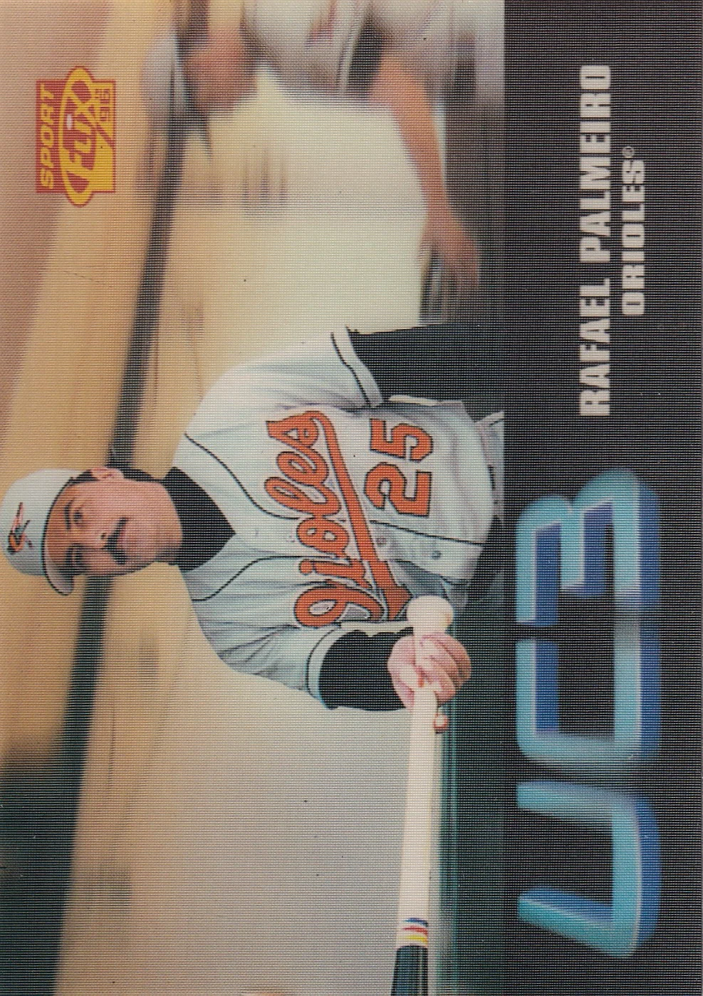 Rafael Palmeiro 1996 Sportflix #110 baseball card - Front