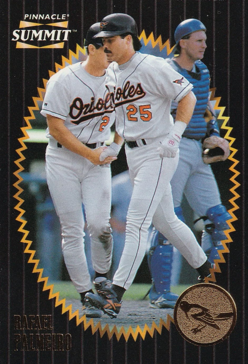 Rafael Palmeiro 1996 Summit #123 Silver Foilboard baseball card - Front