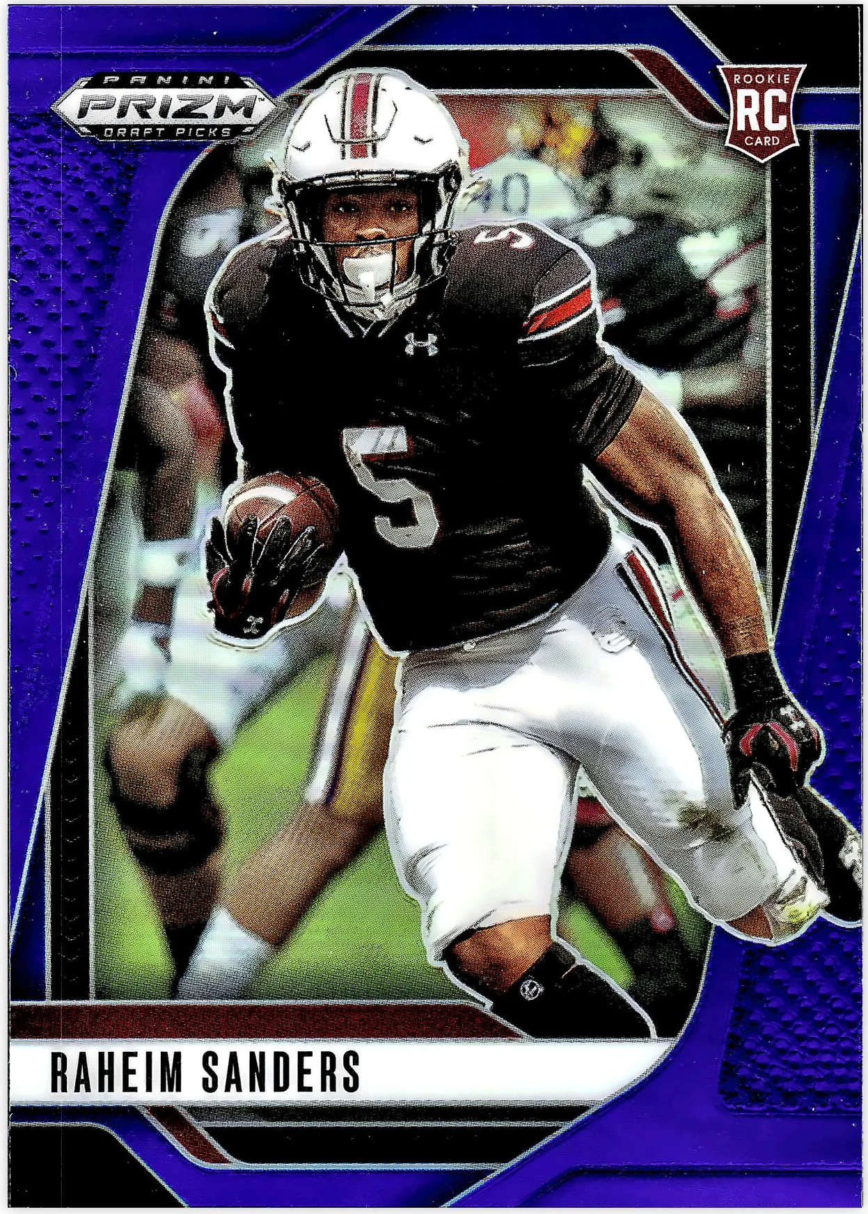 Raheim Sanders 2025 Panini Prizm Draft Picks #113 Prizms Blue football card - Front