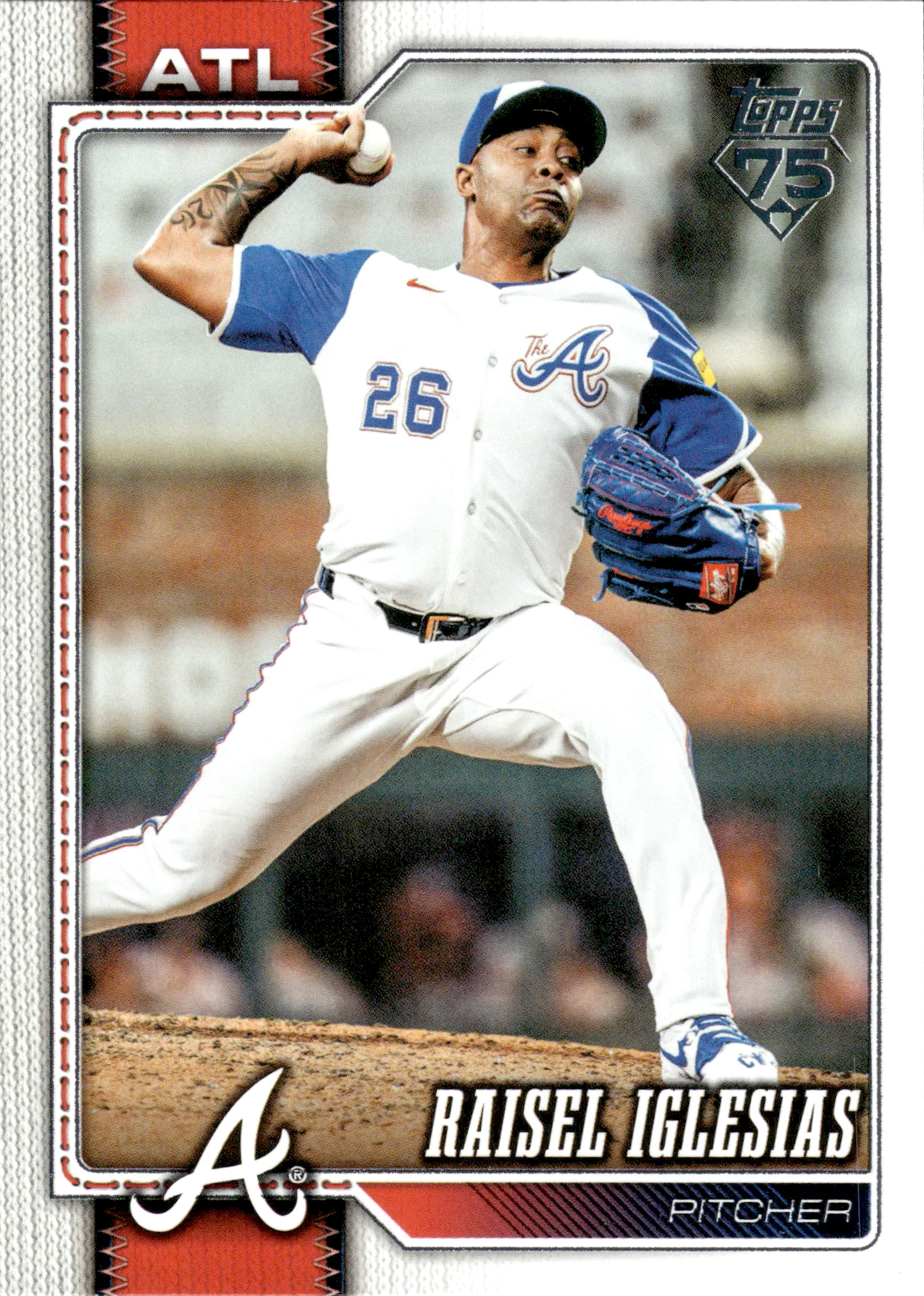 Raisel Iglesias #396 2026 Topps Series 2 baseball card - Front