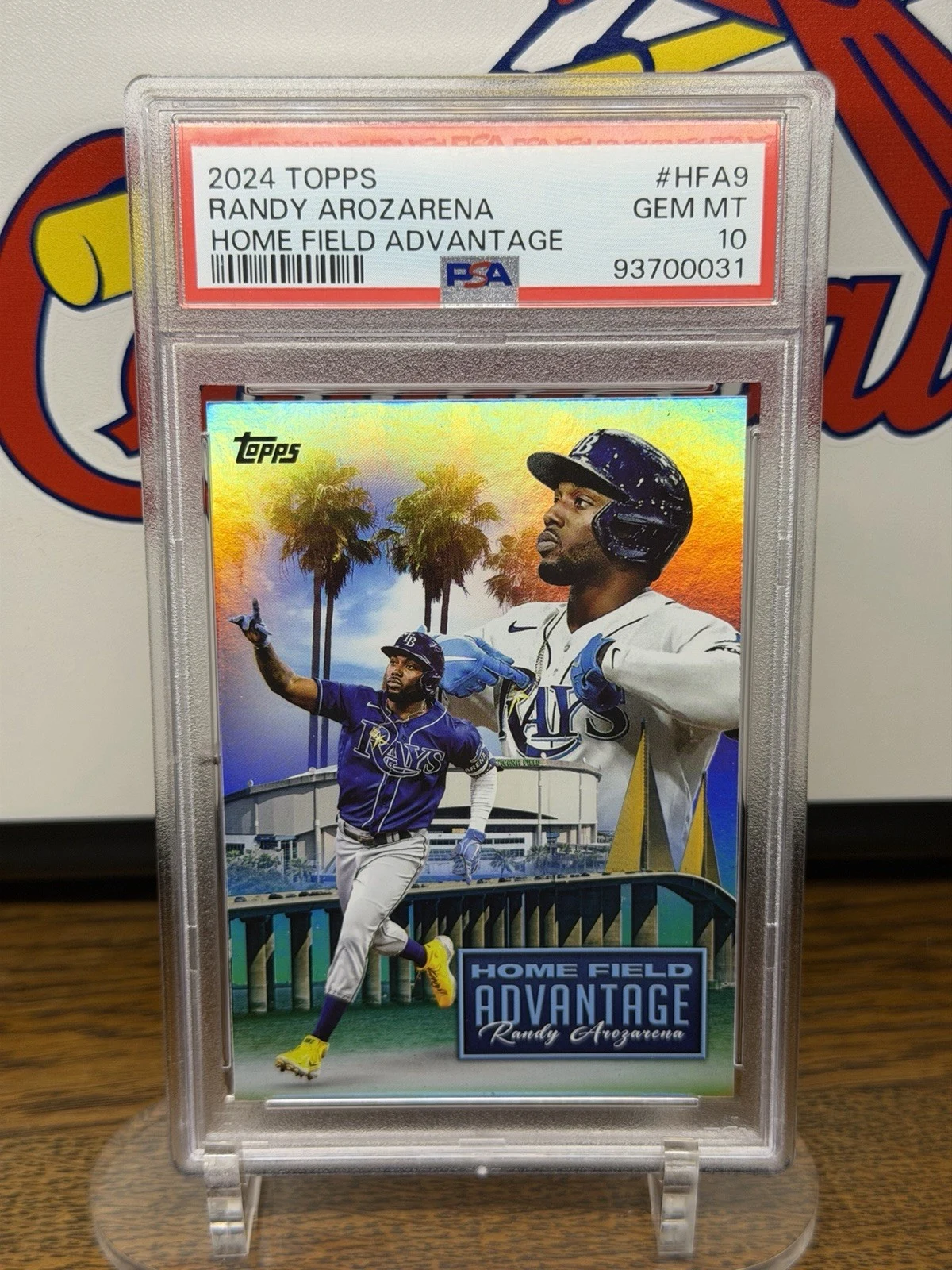 Randy Arozarena #HFA-9 2024 Topps Baseball Home Field Advantage front