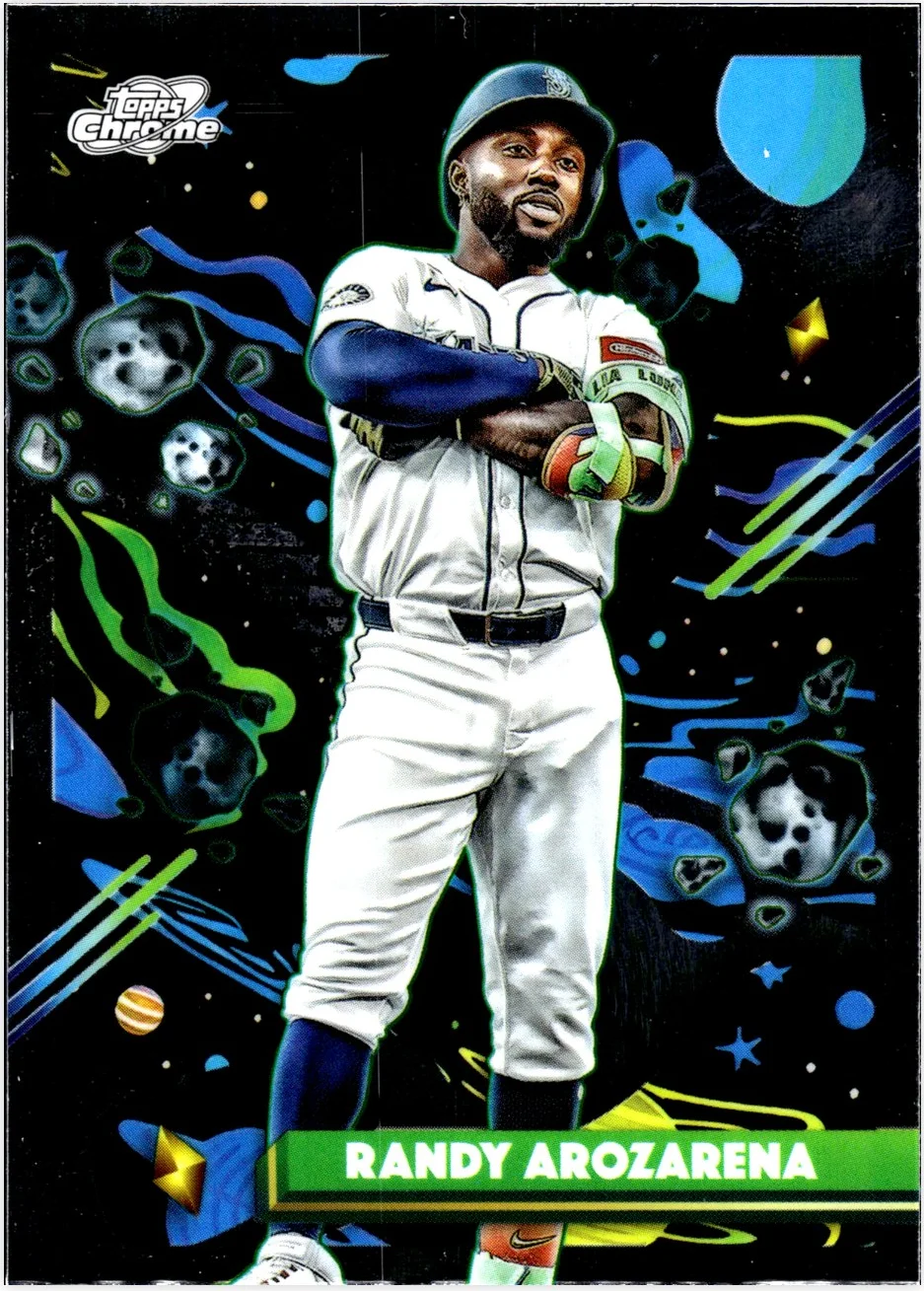 Randy Arozarena 2025 Topps Chrome Cosmic #144 baseball card - Front