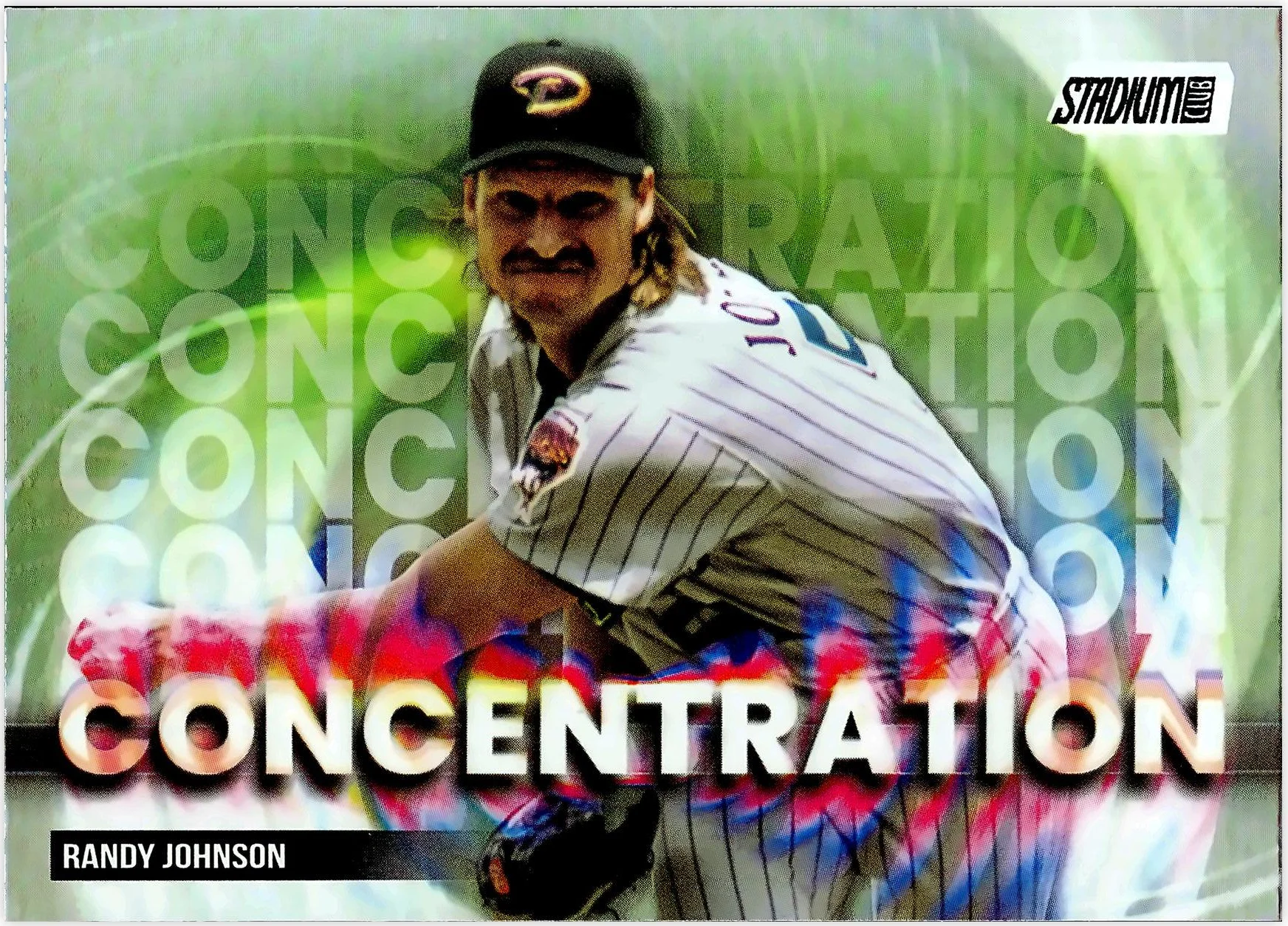 Randy Johnson 2025 Stadium Club #C-2 Concentration baseball card - Front