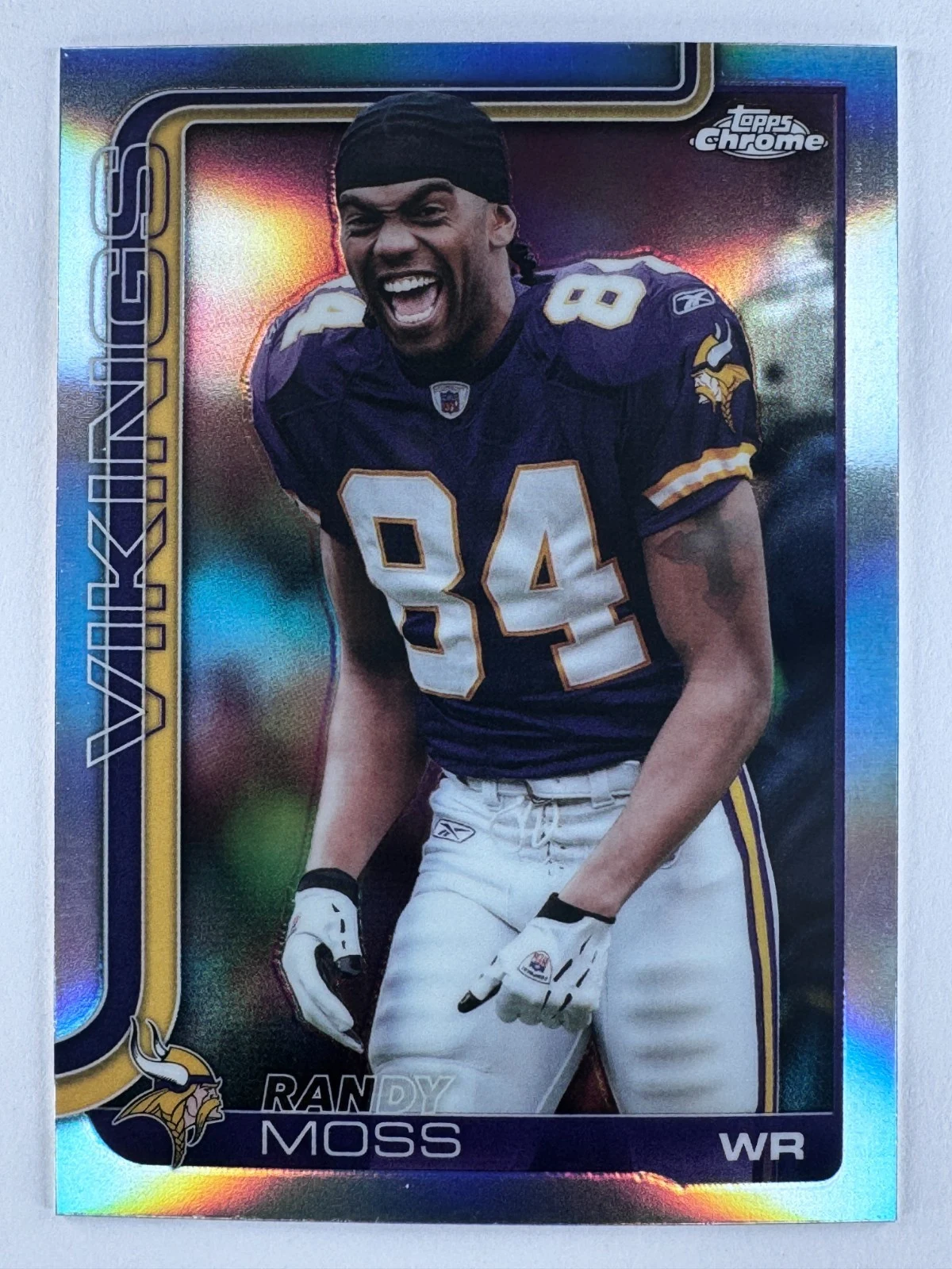 Randy Moss 2025 Topps Chrome Football card