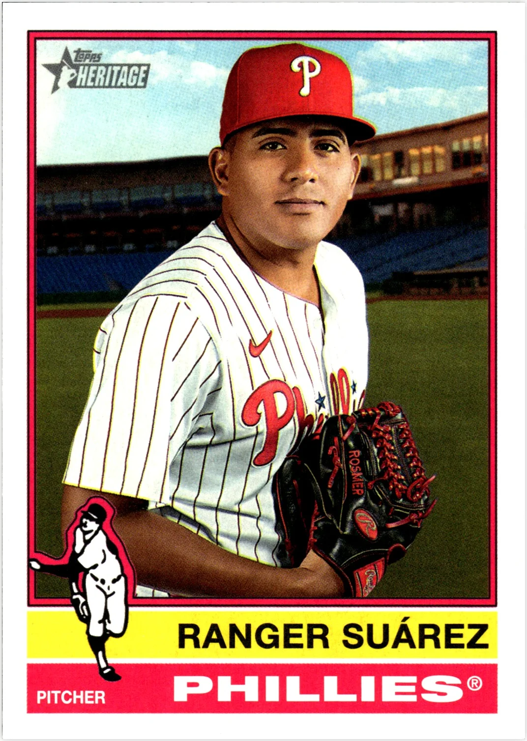 Ranger Suarez 2025 Heritage High Number #657 baseball card - Front