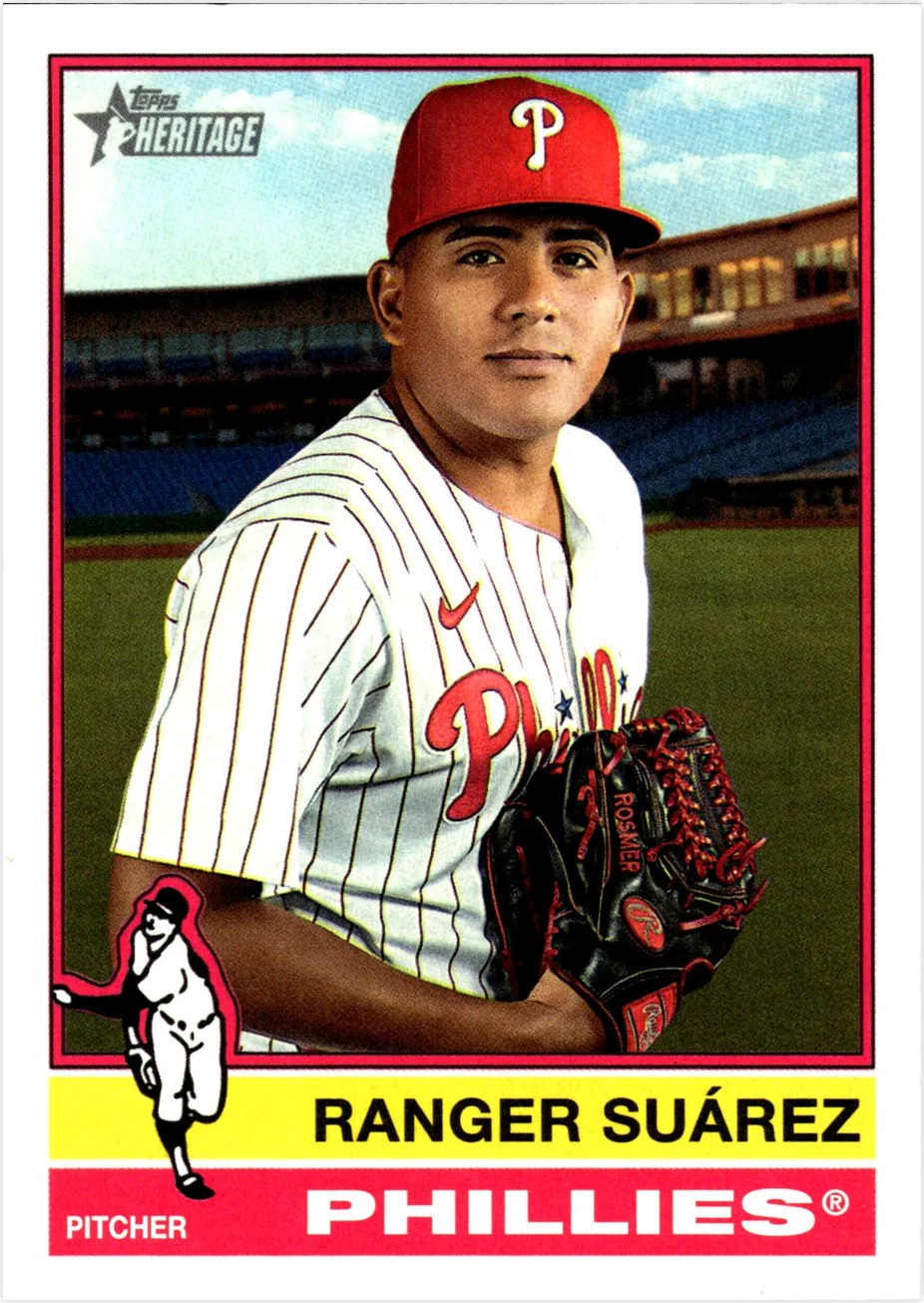 Ranger Suárez 2025 Topps Heritage #657 baseball card - Front