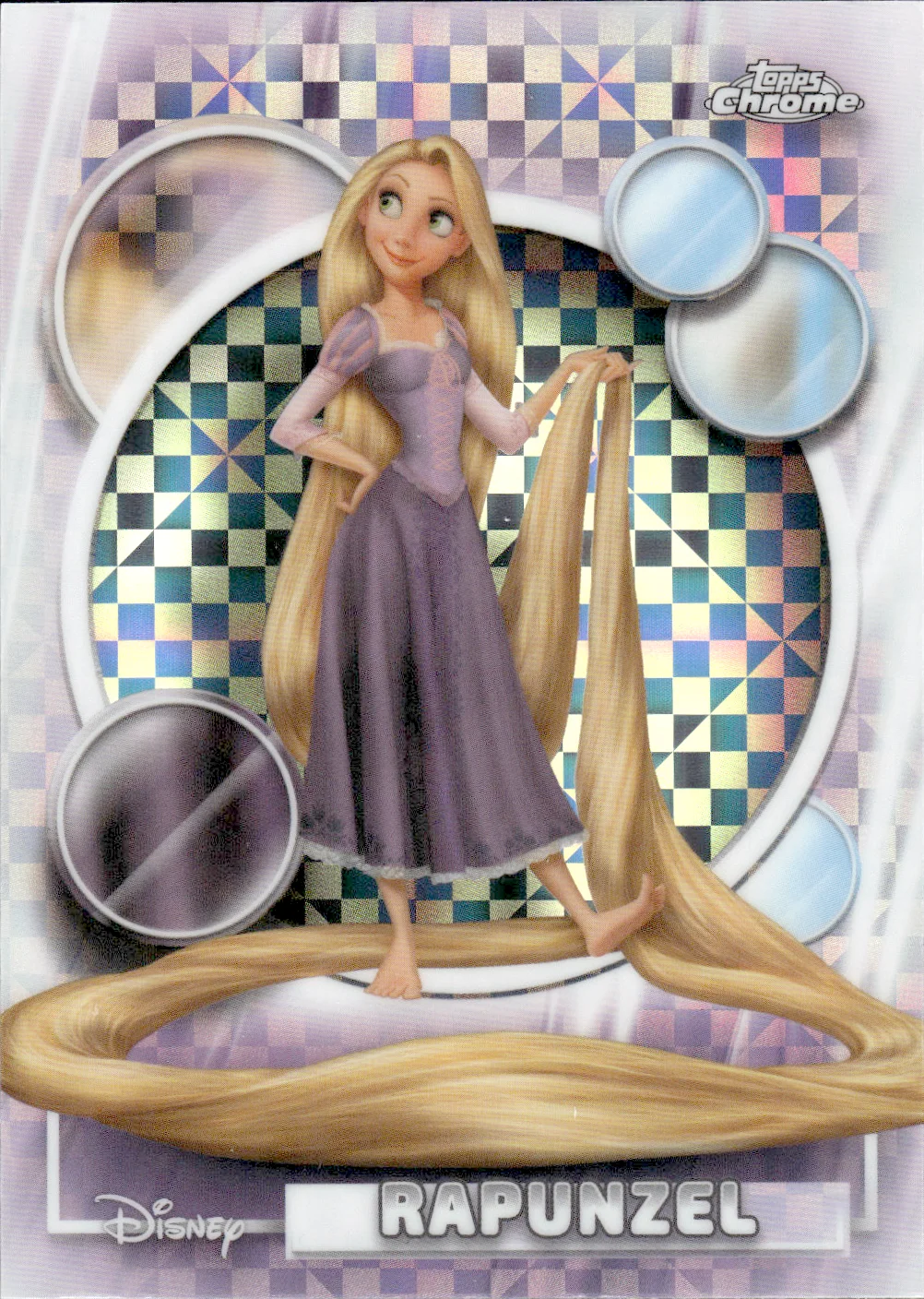Rapunzel #188 X-Fractor 2026 Topps Disney Chrome Non-Sports trading card - Front
