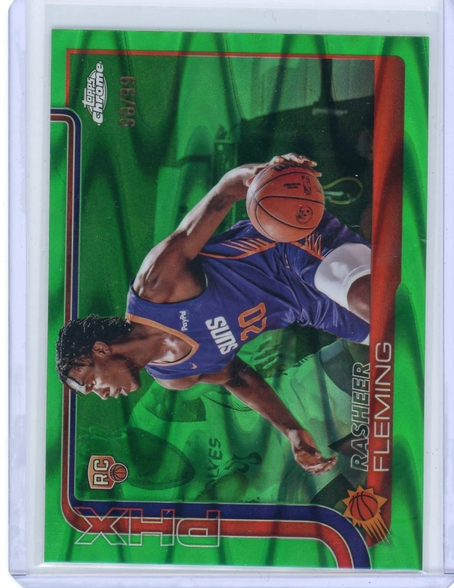 Rasheer Fleming 2025-26 Topps Chrome card