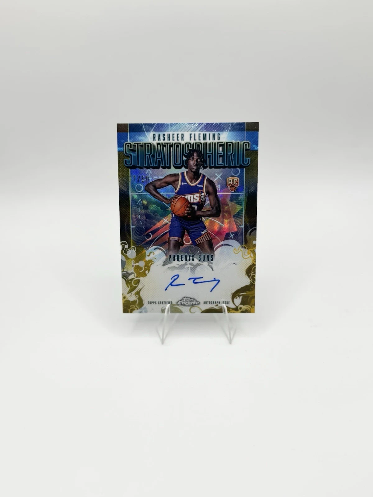 Rasheer Fleming 2025-26 Topps Chrome card