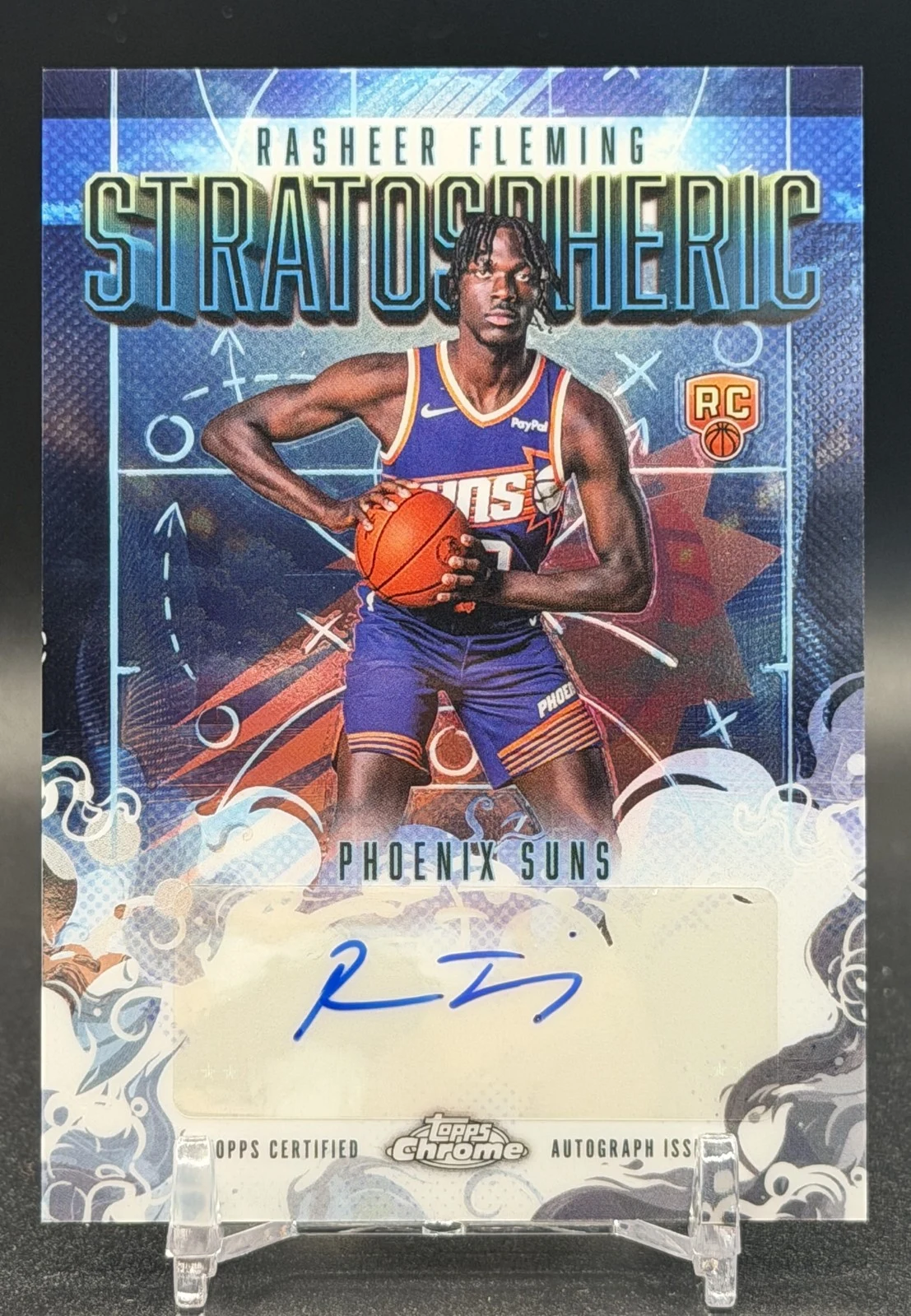 Rasheer Fleming 2025 Topps Chrome Basketball card